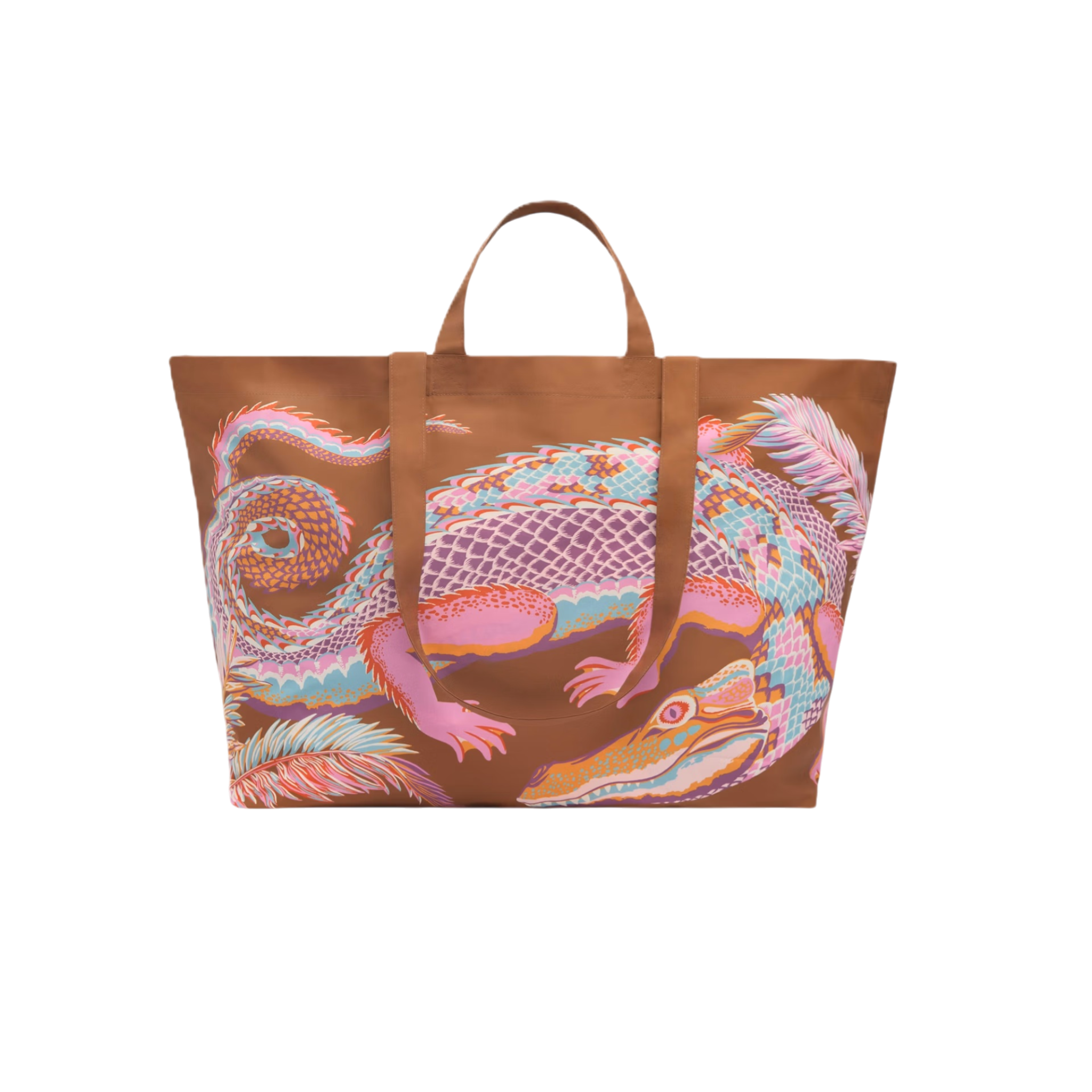 Borsa Maxi Shopping Croco