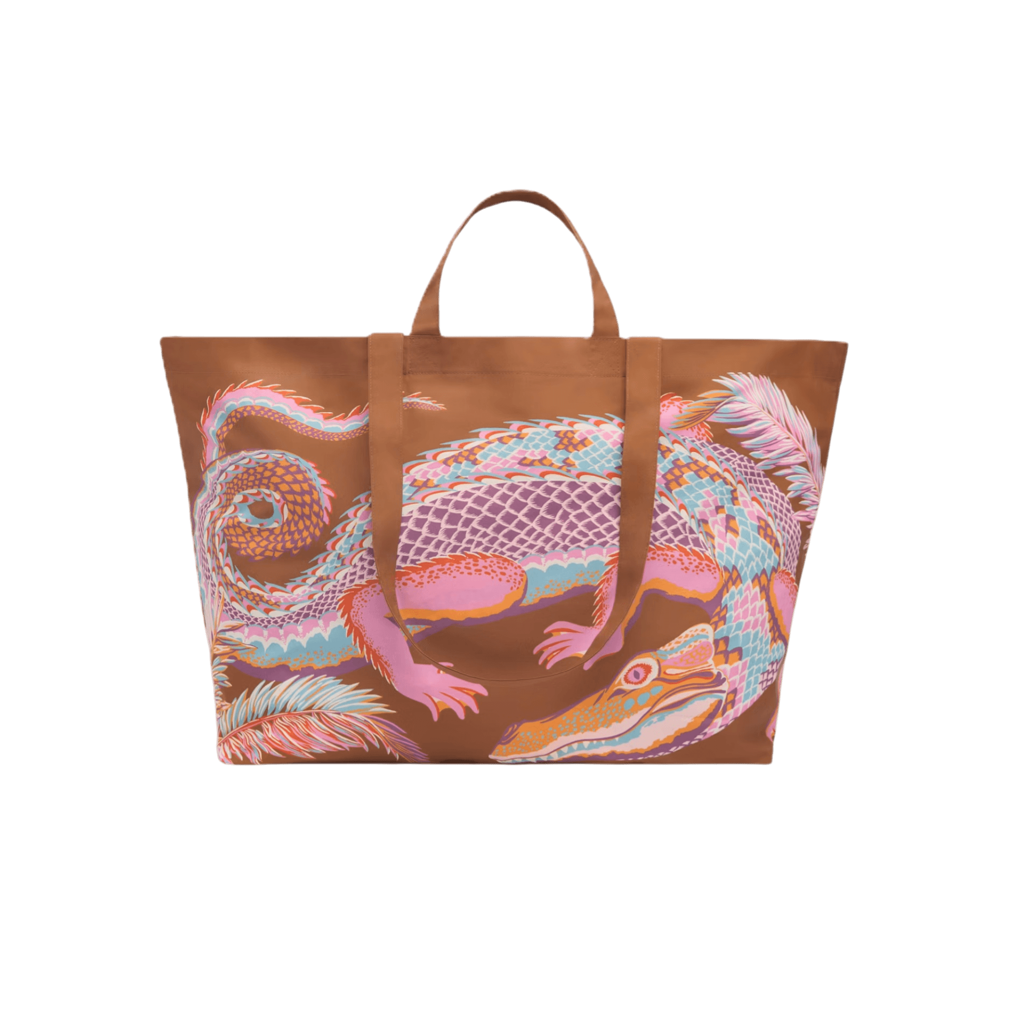 Borsa Maxi Shopping Croco