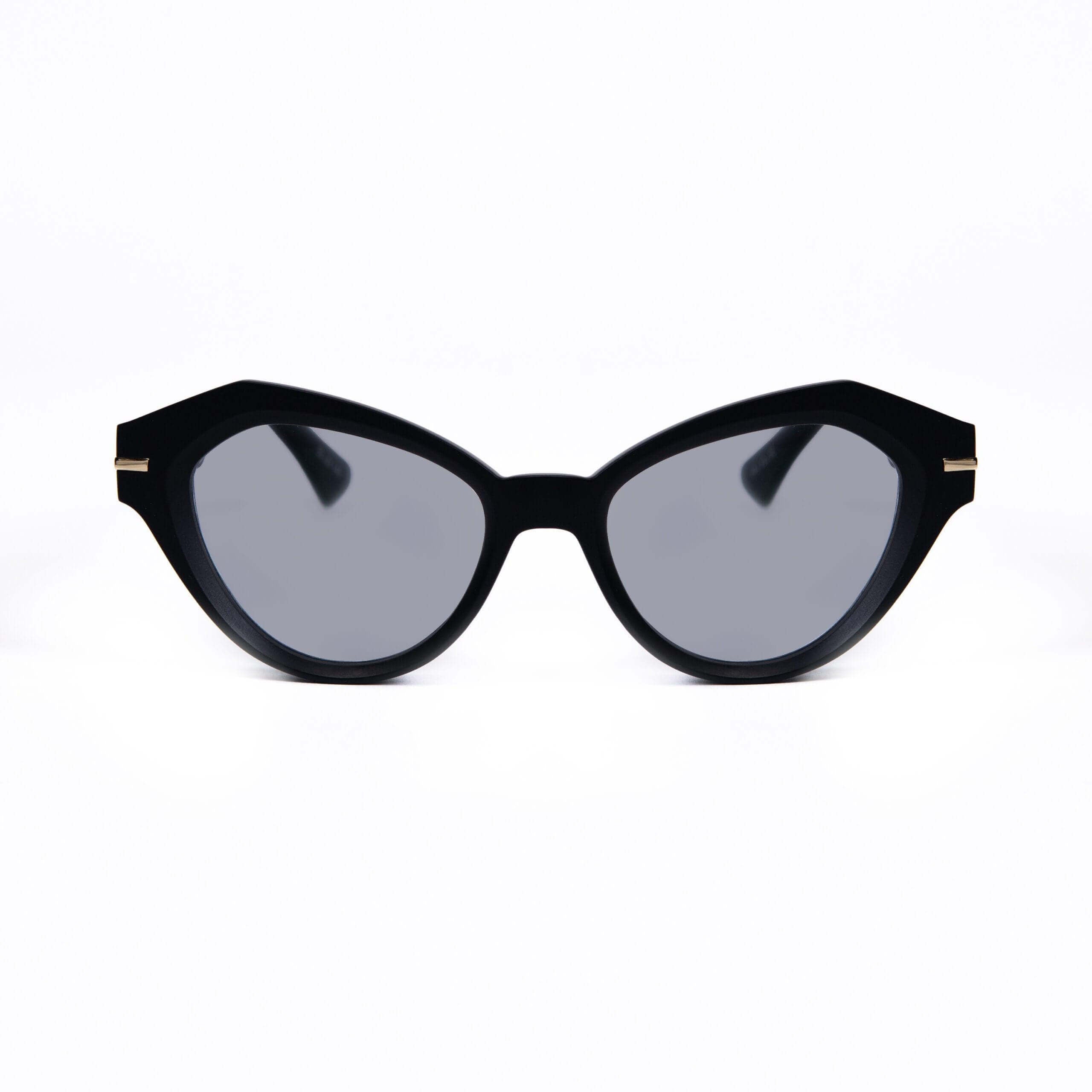 BAL HARBOUR C35 - occhiali da sole neri con effetti di trasparenza della collezione XY by AirDP.