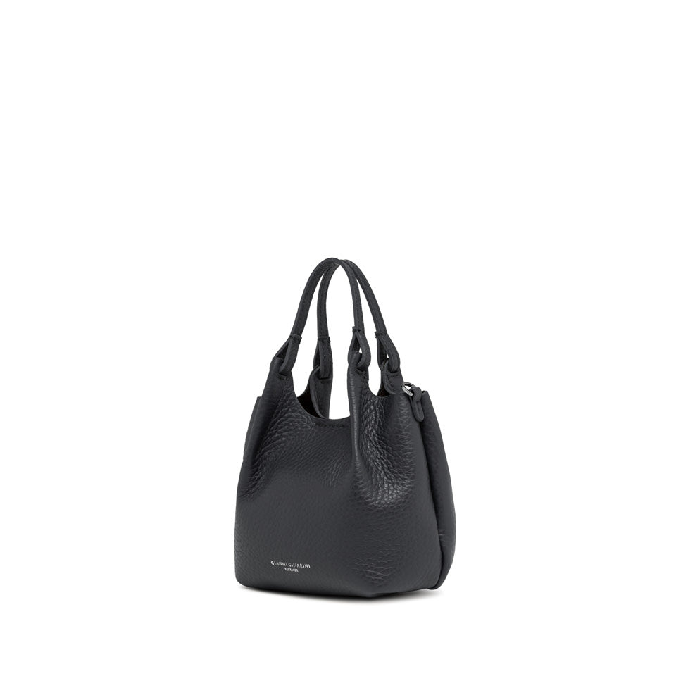 DUA minibag in soft double leather by Gianni Chiarini, featuring a contemporary design and practical crossbody strap.