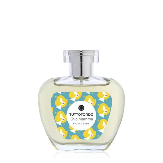 Tuttotondo Chic Mamma Eau de Toilette bottle featuring a colorful label design.