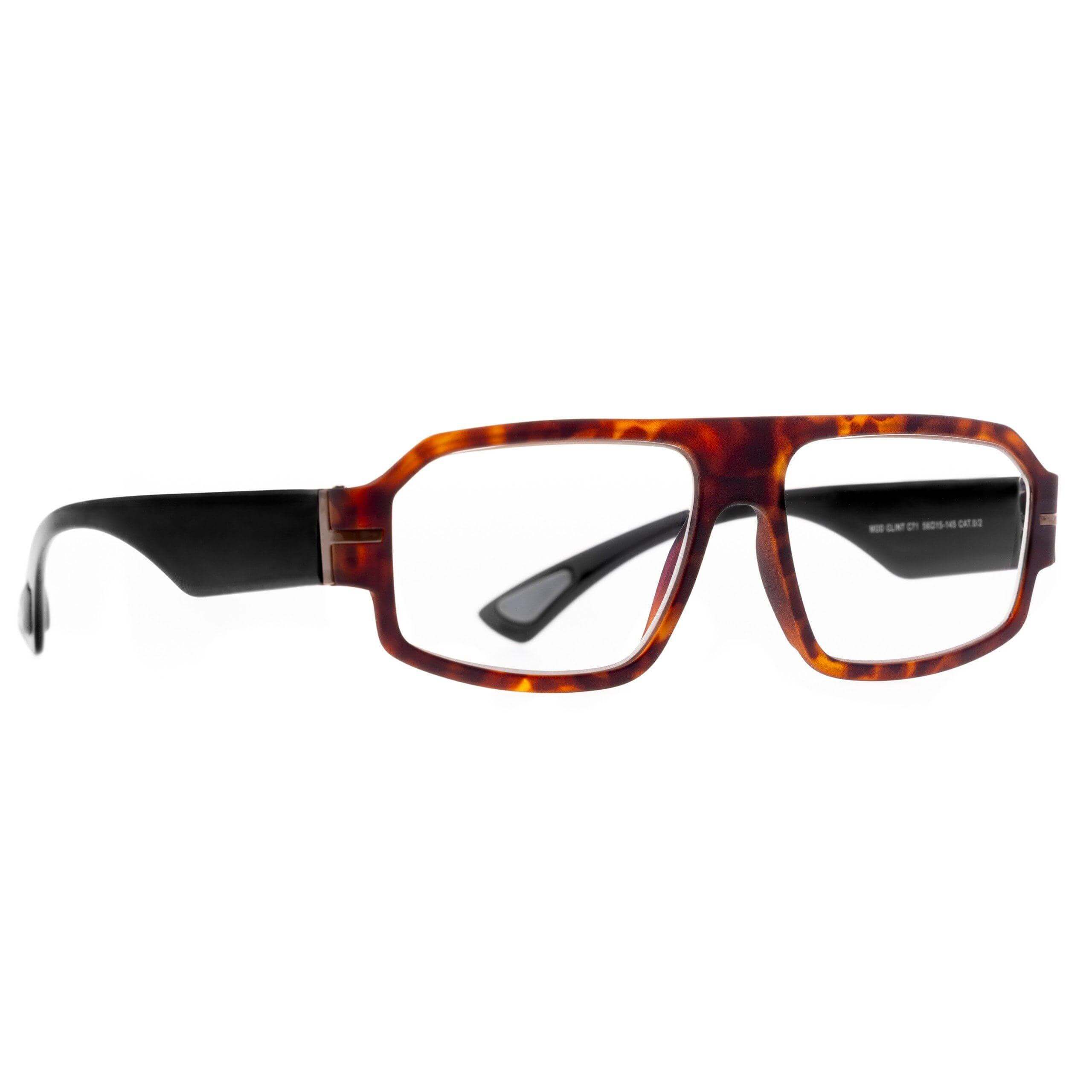 Occhiali da uomo CLINT C71 in stile retrò con aste alte, collezione Frame.