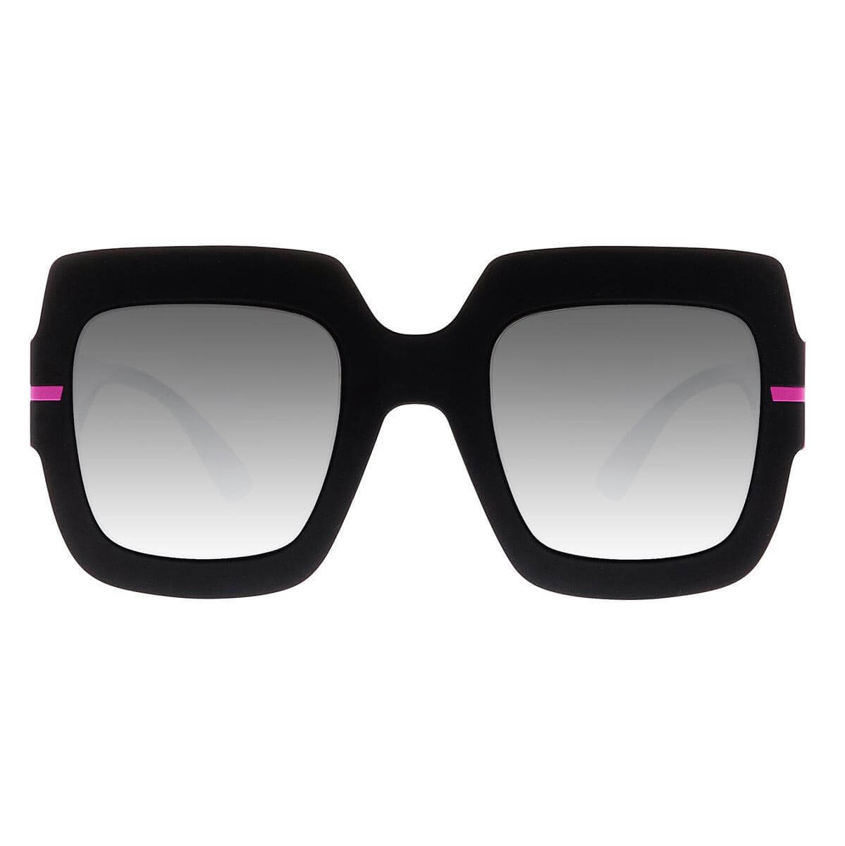 JENNIFER C3 oversized black sunglasses with pink accents, stylish and cool eyewear from the Over collection.