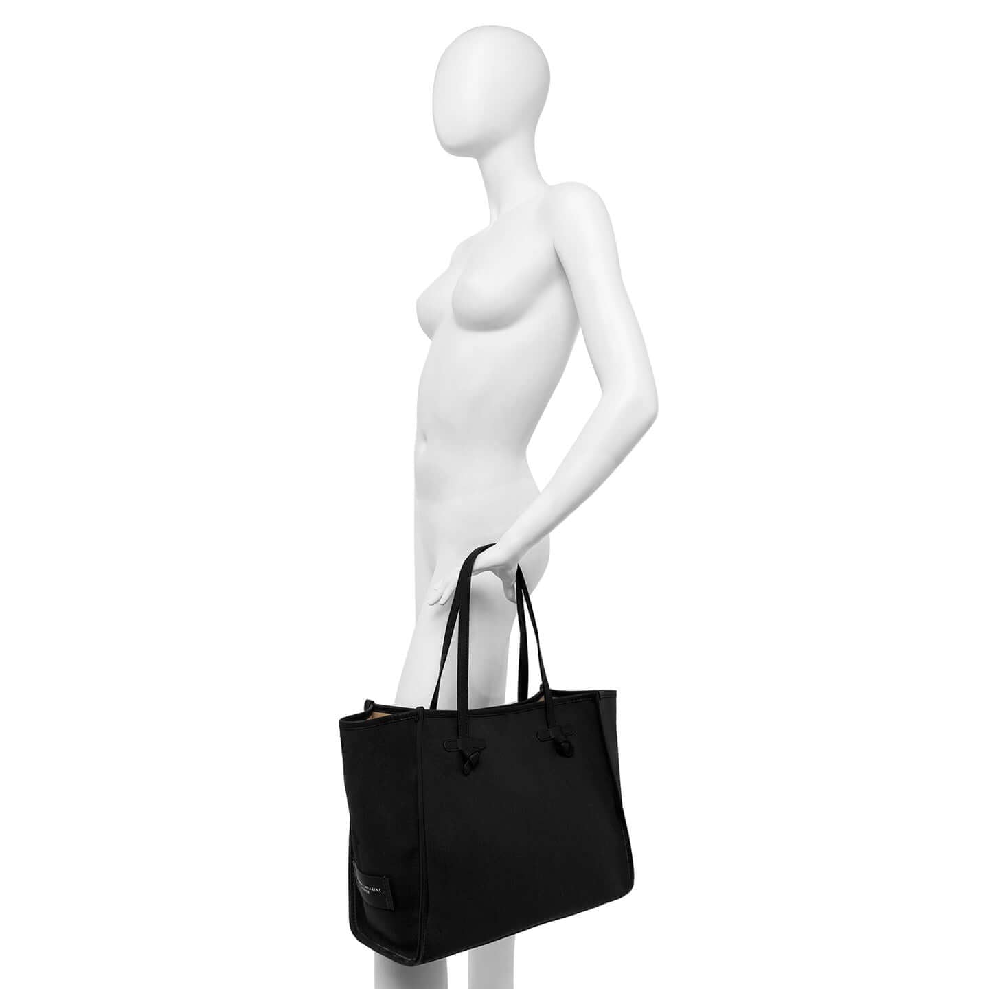 Shopping bag MARCELLA by Gianni Chiarini, modern canvas tote with leather handles and minimal design.