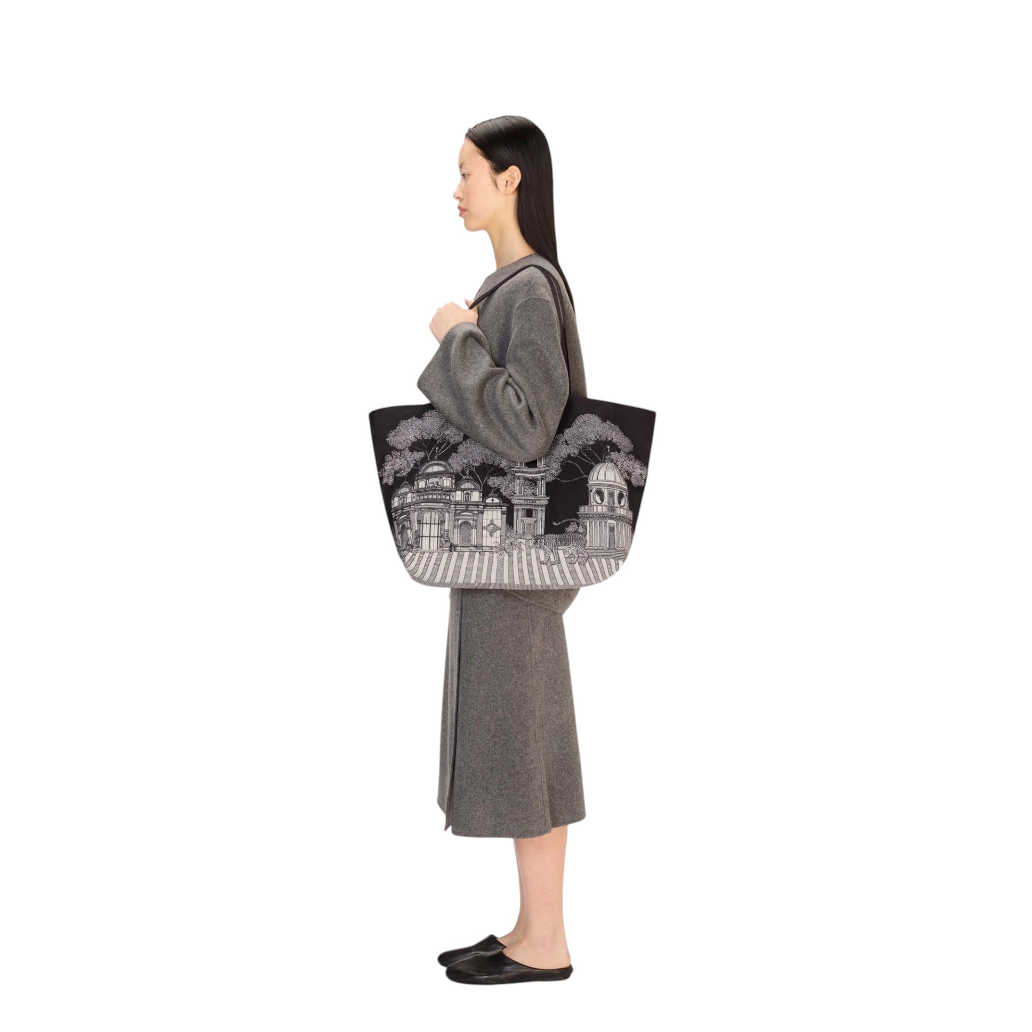 Maxi Shopping Bag Labyrinthe Green