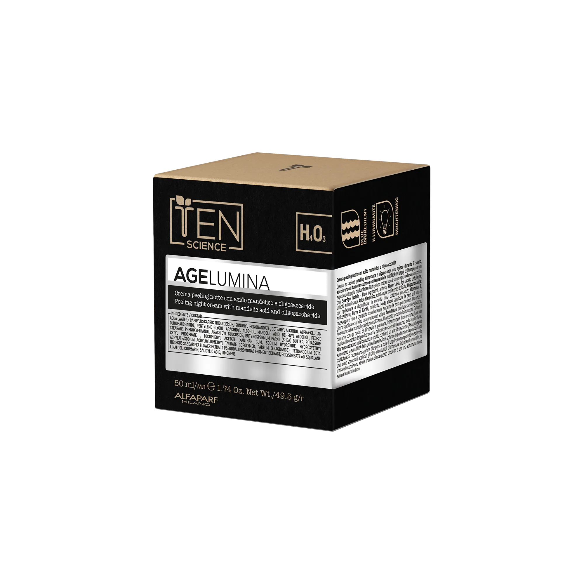 Crema Peeling Notte con Acido Mandelico e Oligosaccaride