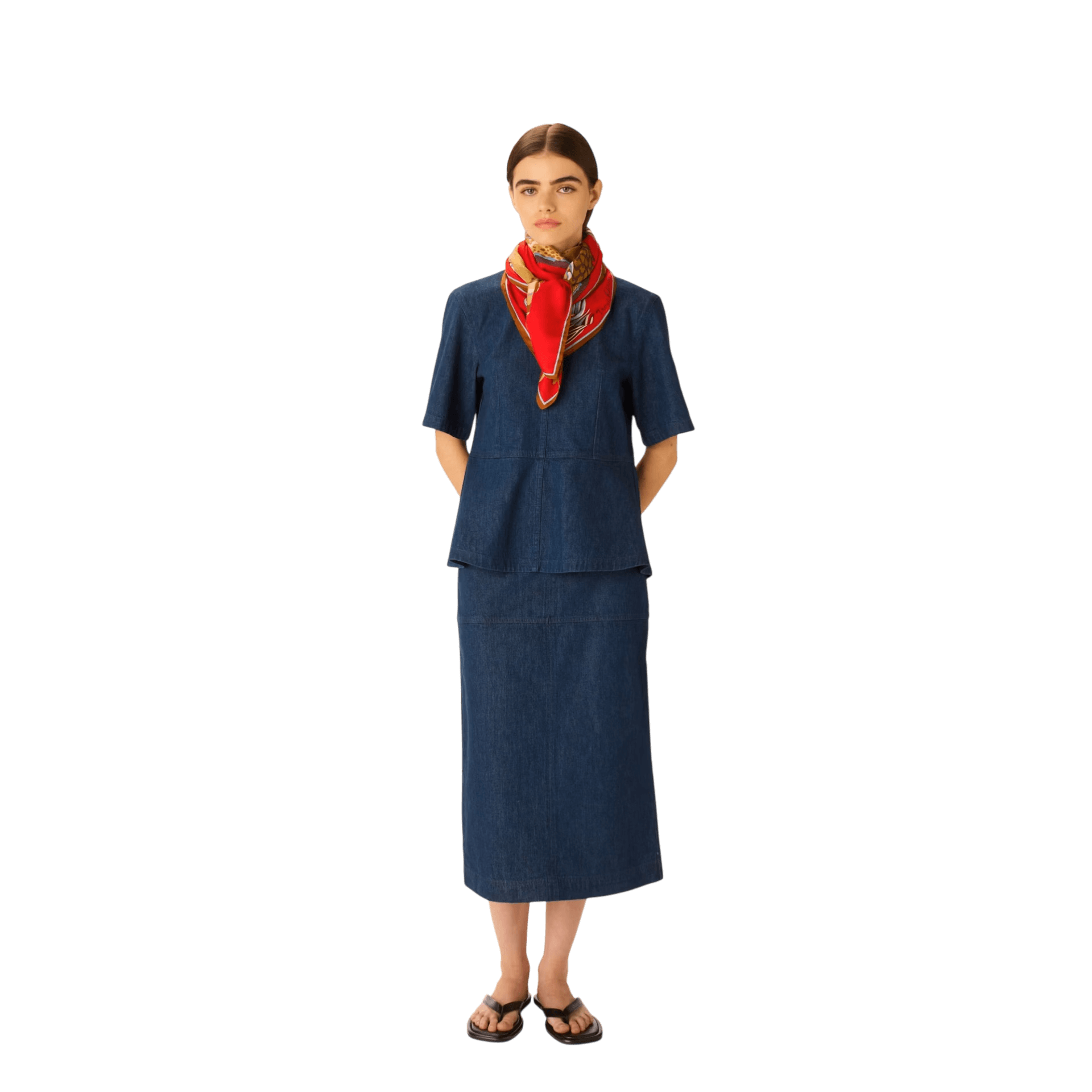 Foulard Quadrato Croco