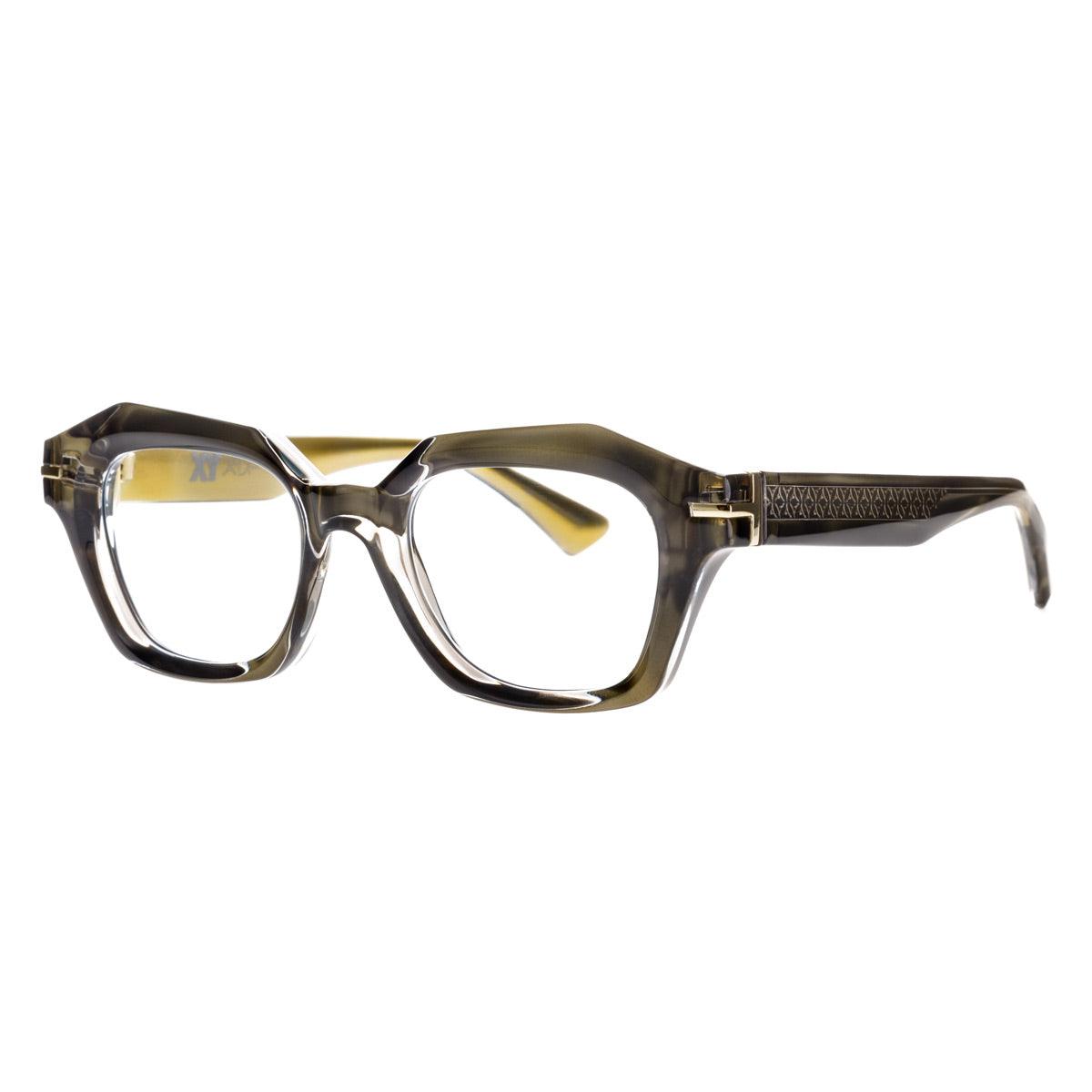 COCONUT GROVE C47 occhiali con frontale grigio e oro e dettagli trasparenti della collezione XY by AirDP