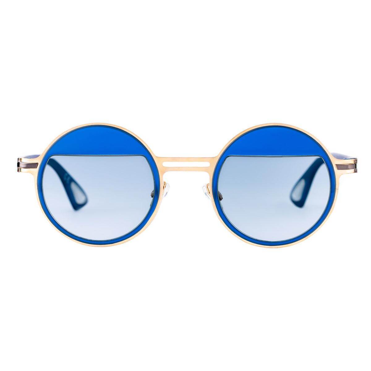 Occhiali ROME C5 con lenti fotocromatiche blu, design contemporaneo ed ergonomico.