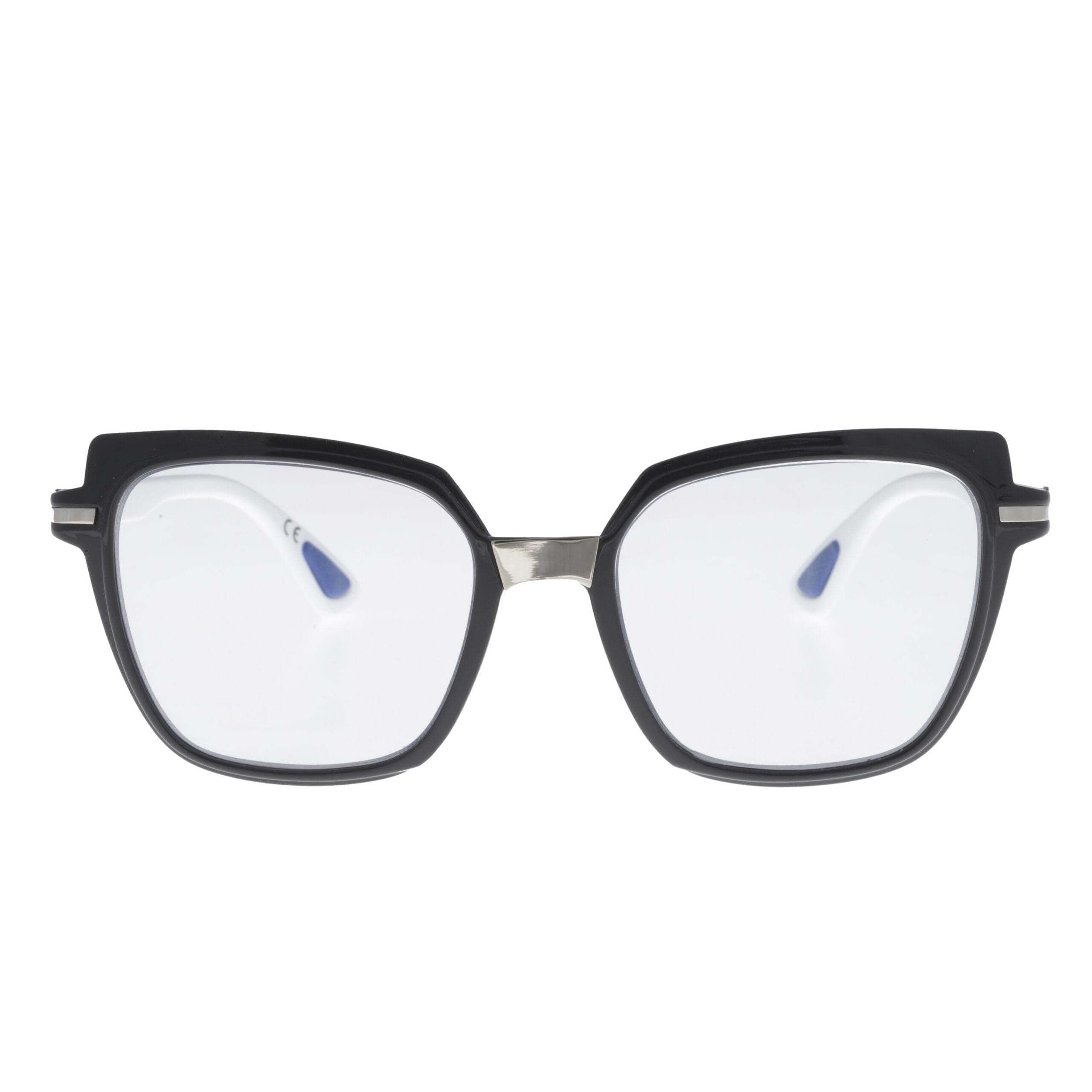 ATENA C3 occhiali eleganti con design architettonico e lenti fotocromatiche, illuminano il volto.