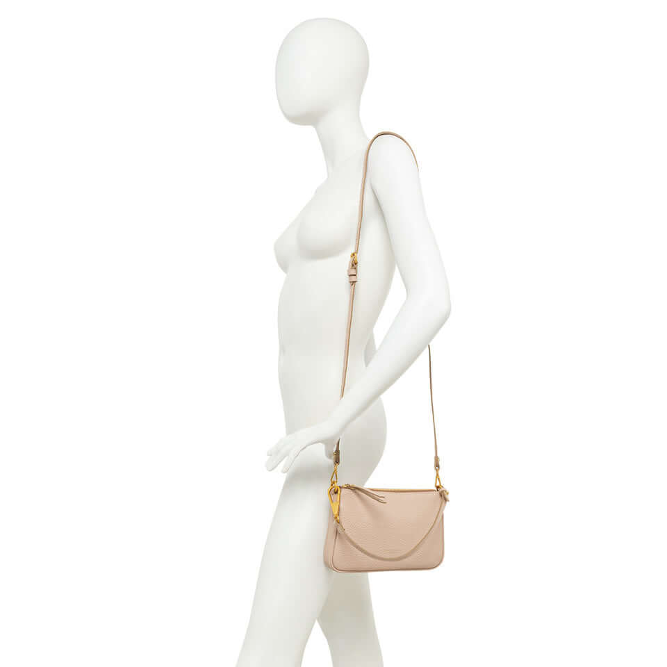Brooke by Gianni Chiarini, elegant mini crossbody bag in soft leather, stylish and functional for everyday use.