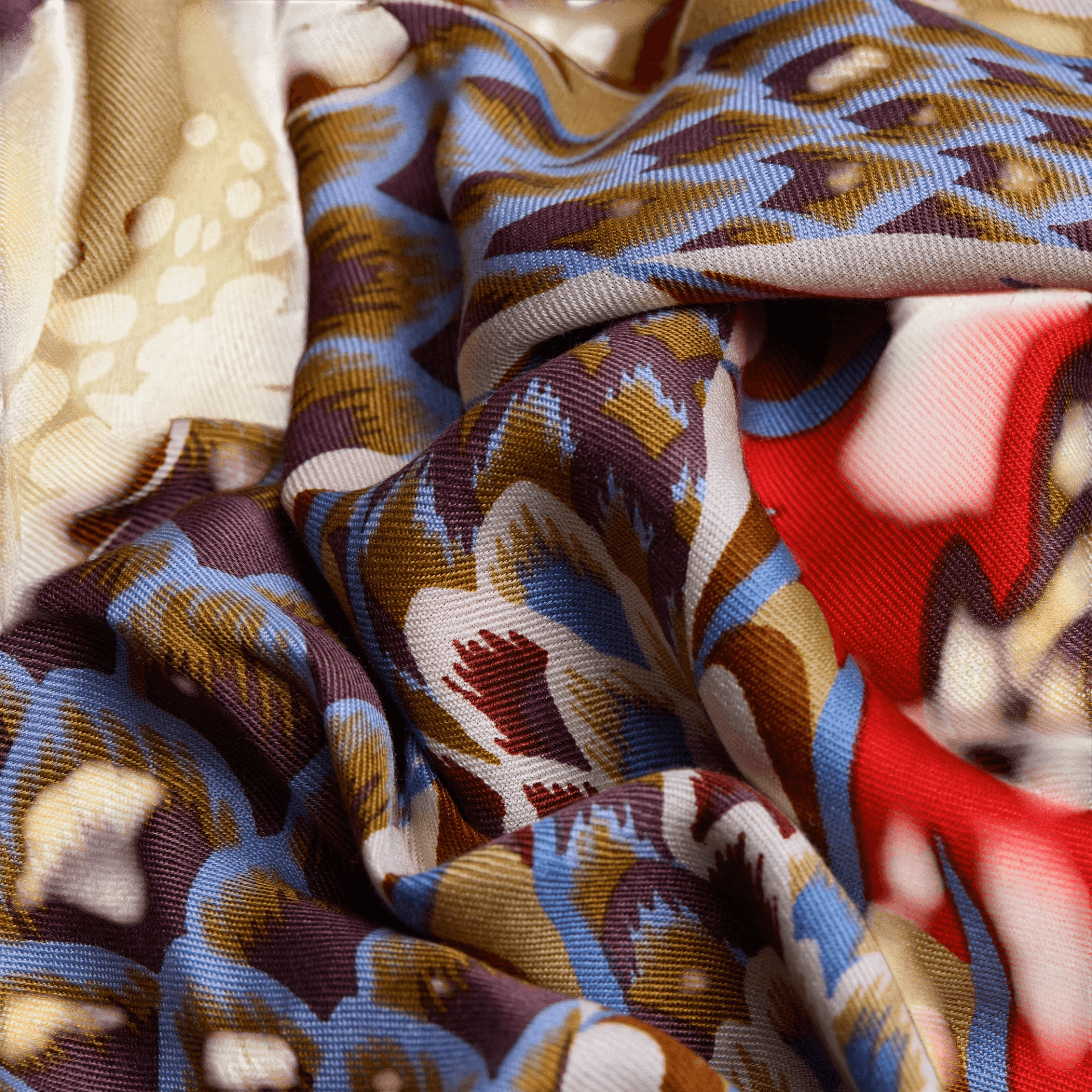 Foulard Quadrato Croco