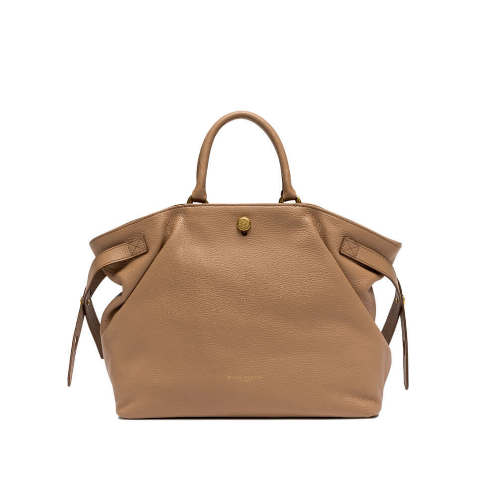 CLAUDETTE borsa elegante in pelle martellata con dettagli metallici per Gianni Chiarini, versatile e alla moda.