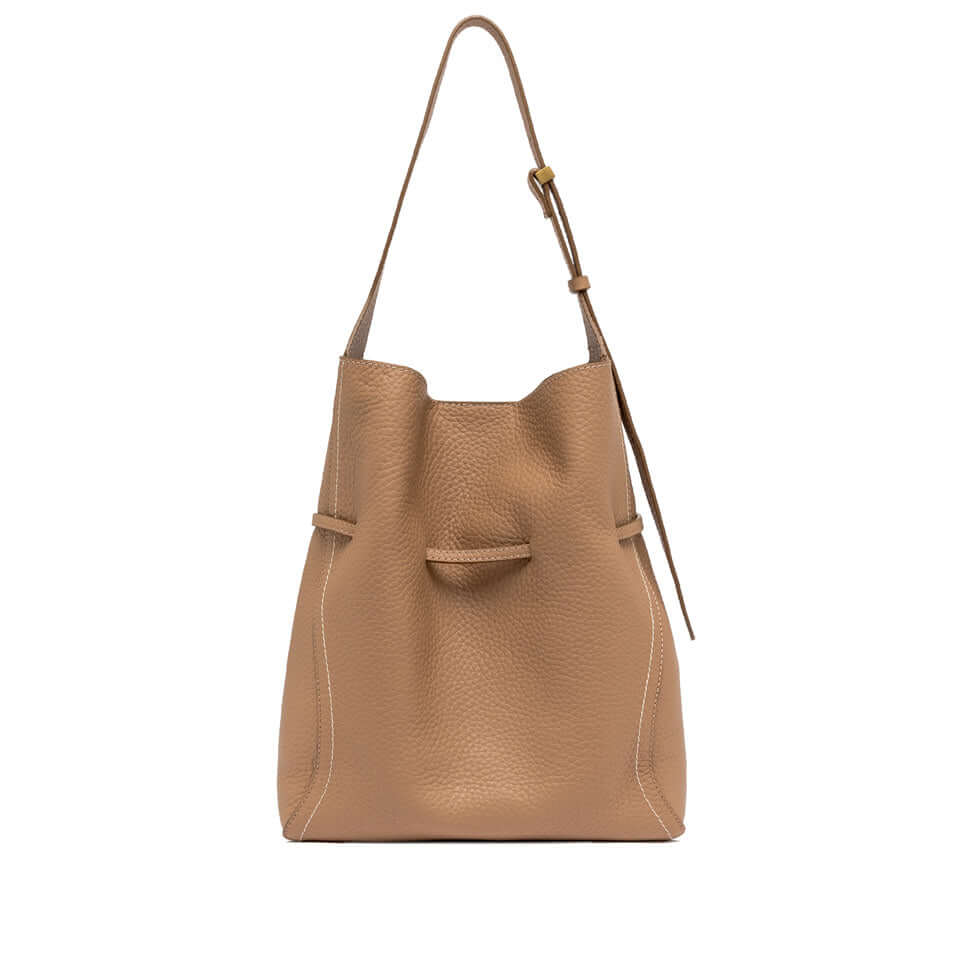 Borsa SIENNA in pelle double gianni chiarini, forma morbida e dettagli iconici per un look chic e casual.