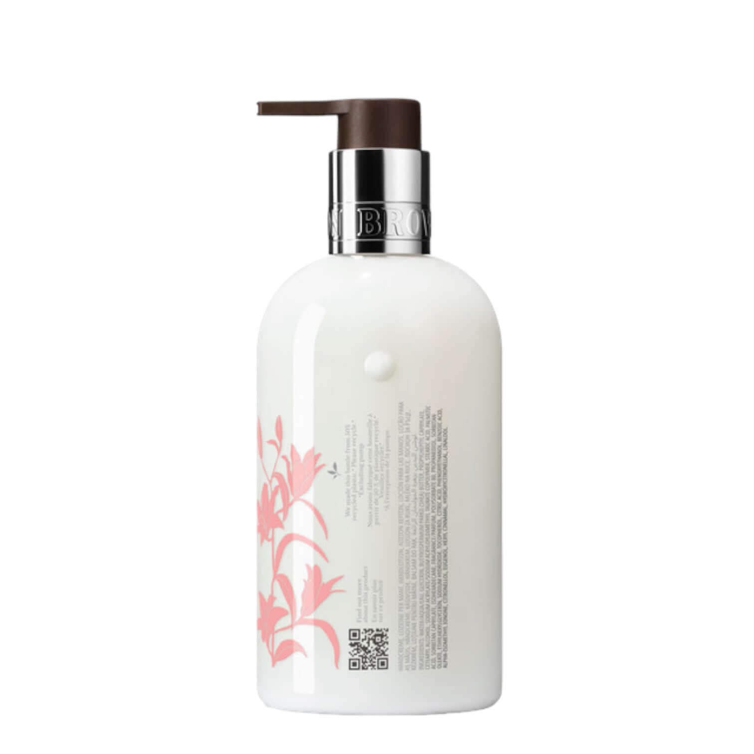 Heavenly Gingerlily Limited Edition Crema Mani, 300 ml, with red lily flowers on the bottle for Mother's Day.
