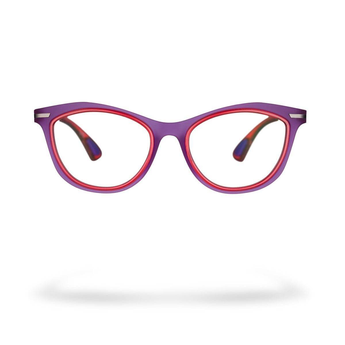 LOLLI C4 occhiali con architettura d’effetto, leggero ed ergonomico, abbinamenti cromatici a contrasto.