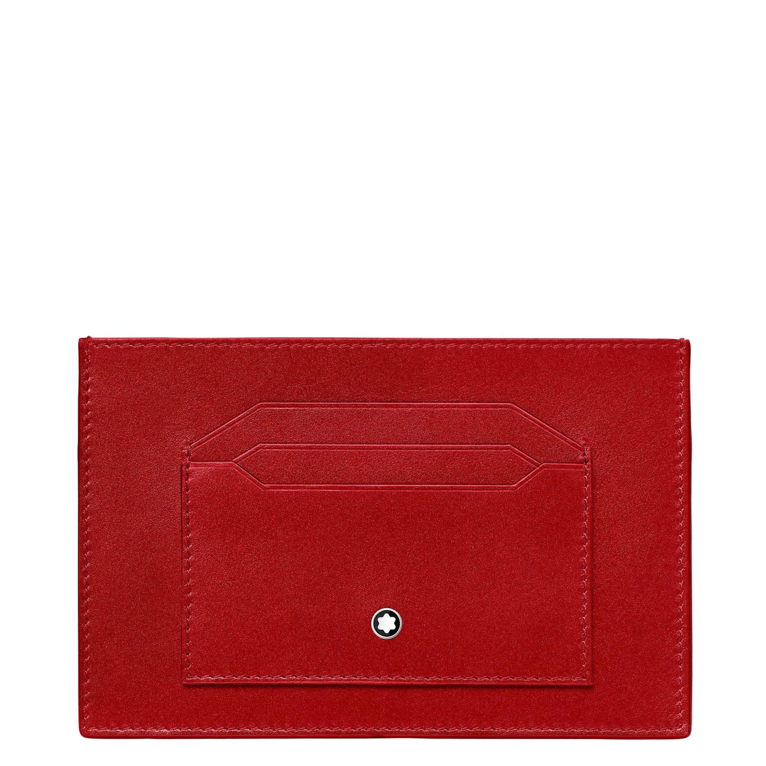 Montblanc porta carte 6 scomparti Meisterstück rosso 129909