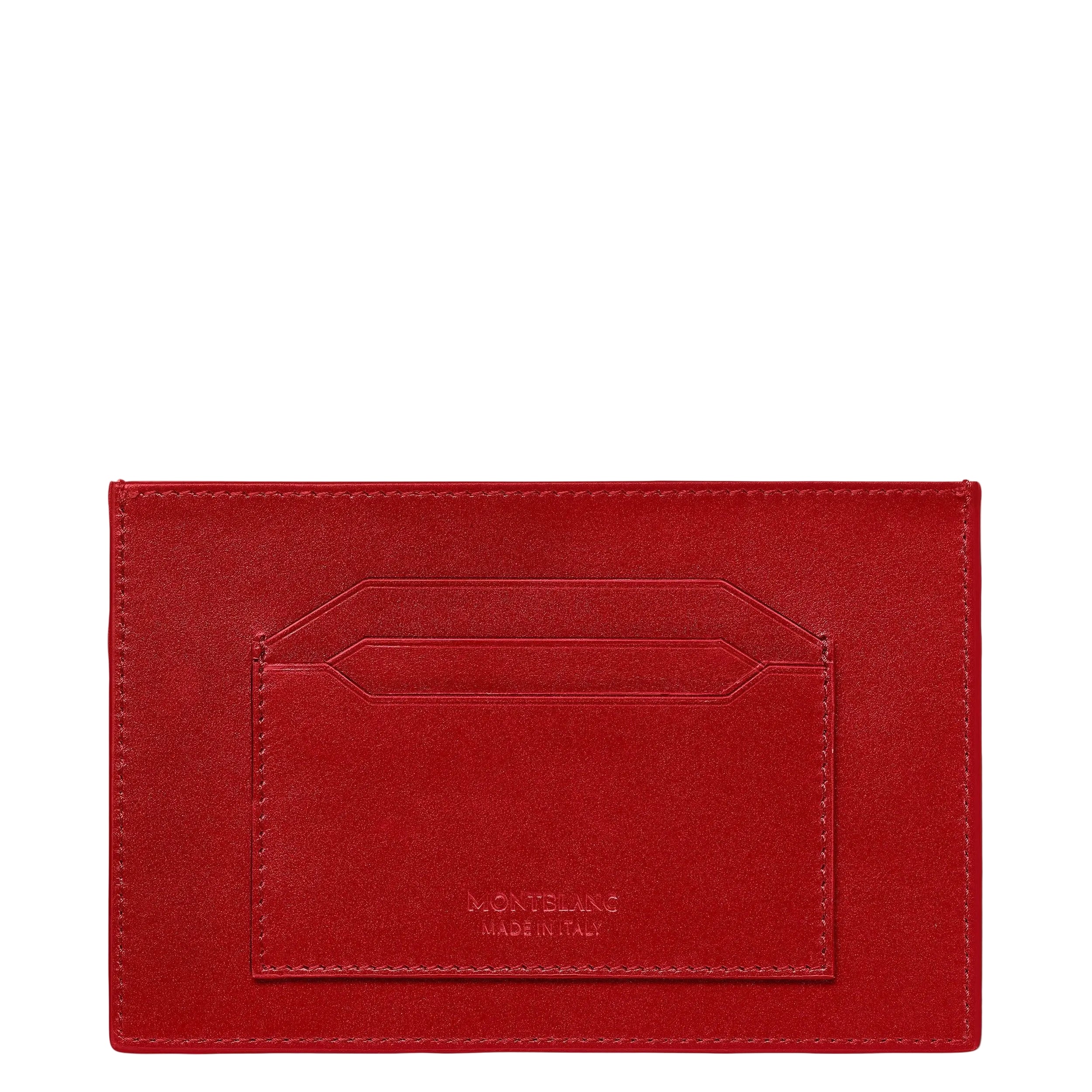 Montblanc porta carte 6 scomparti Meisterstück rosso 129909