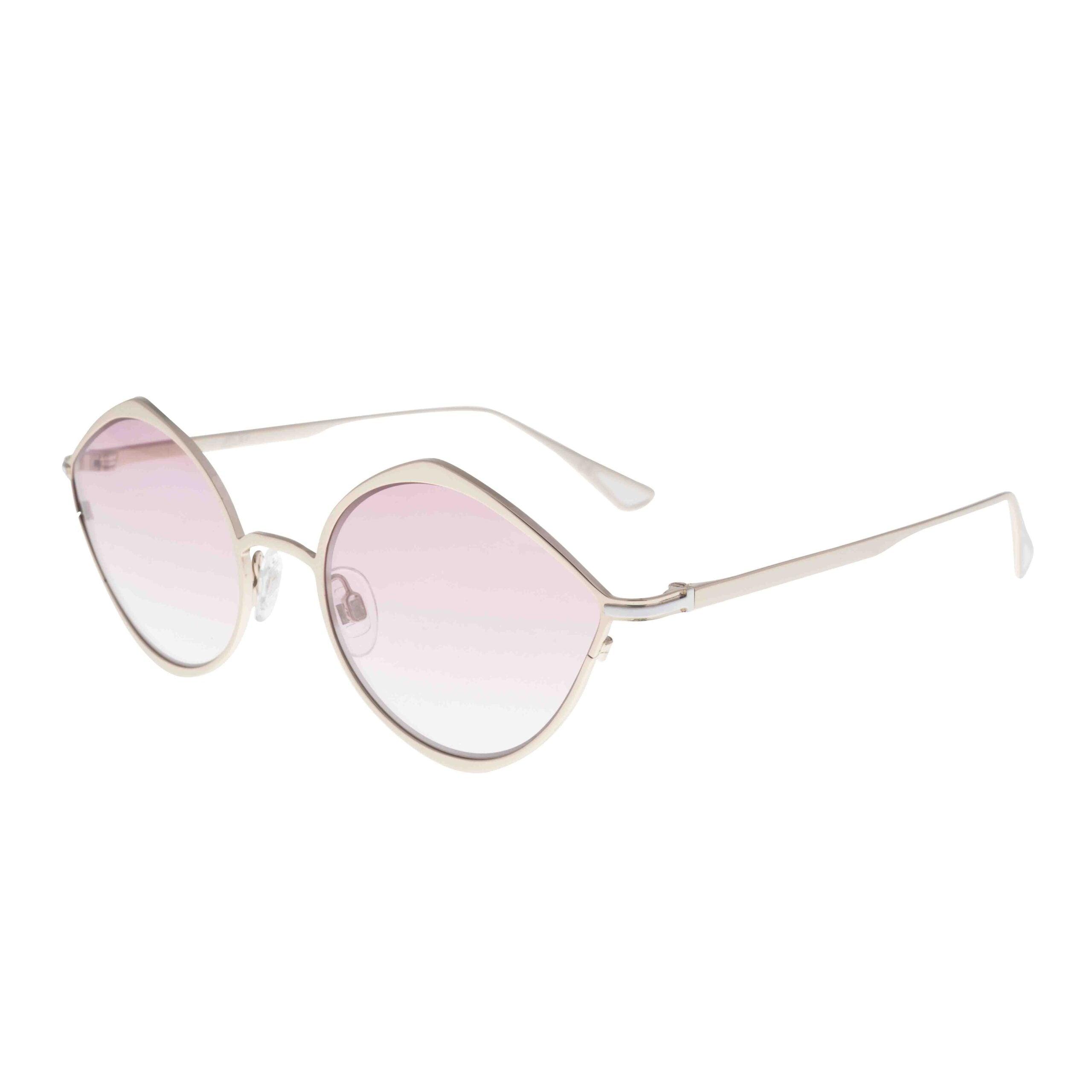 NAOS C2 occhiali da sole donna della collezione Metal by Alessandro Del Piero con lenti rosa sfumate e struttura leggerissima.
