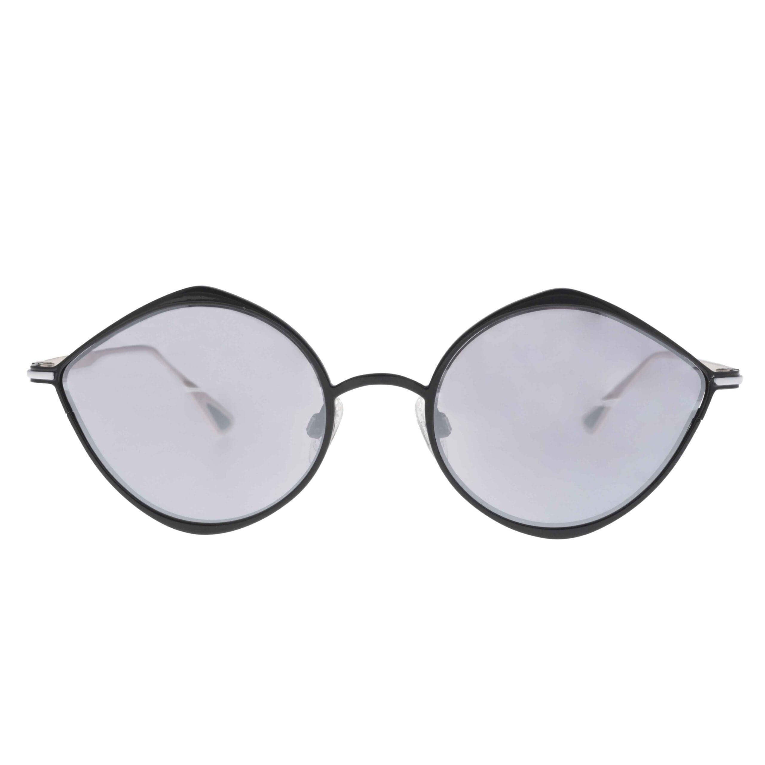 Occhiali NAOS C6, unisex, frontale nero opaco, aste metalliche oro, lenti fotocromatiche, design moderno.