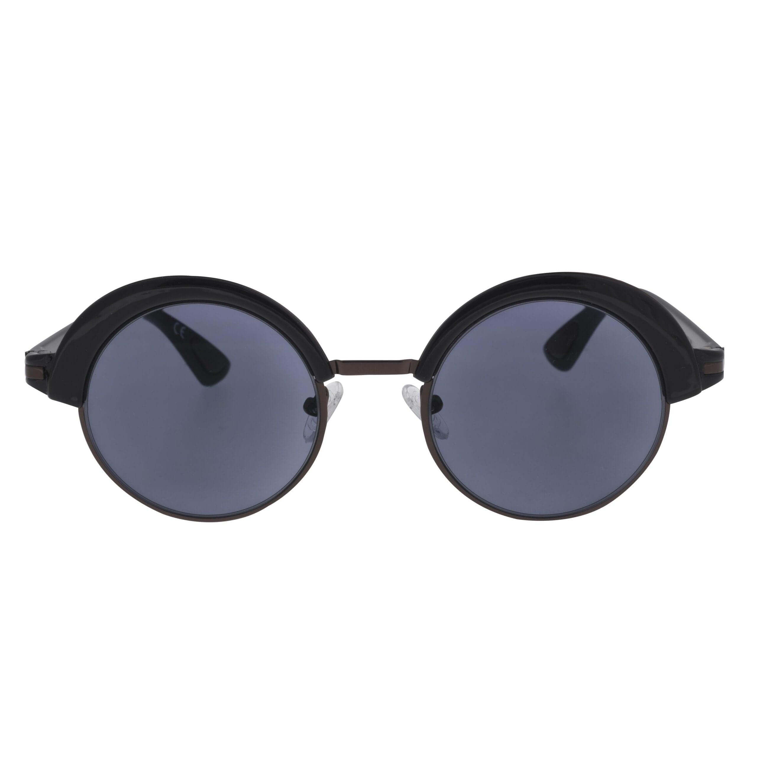 AFRODITE C6 occhiali da sole neri con lenti grigie fotocromatiche, design moderno e sofisticato, collezione First.