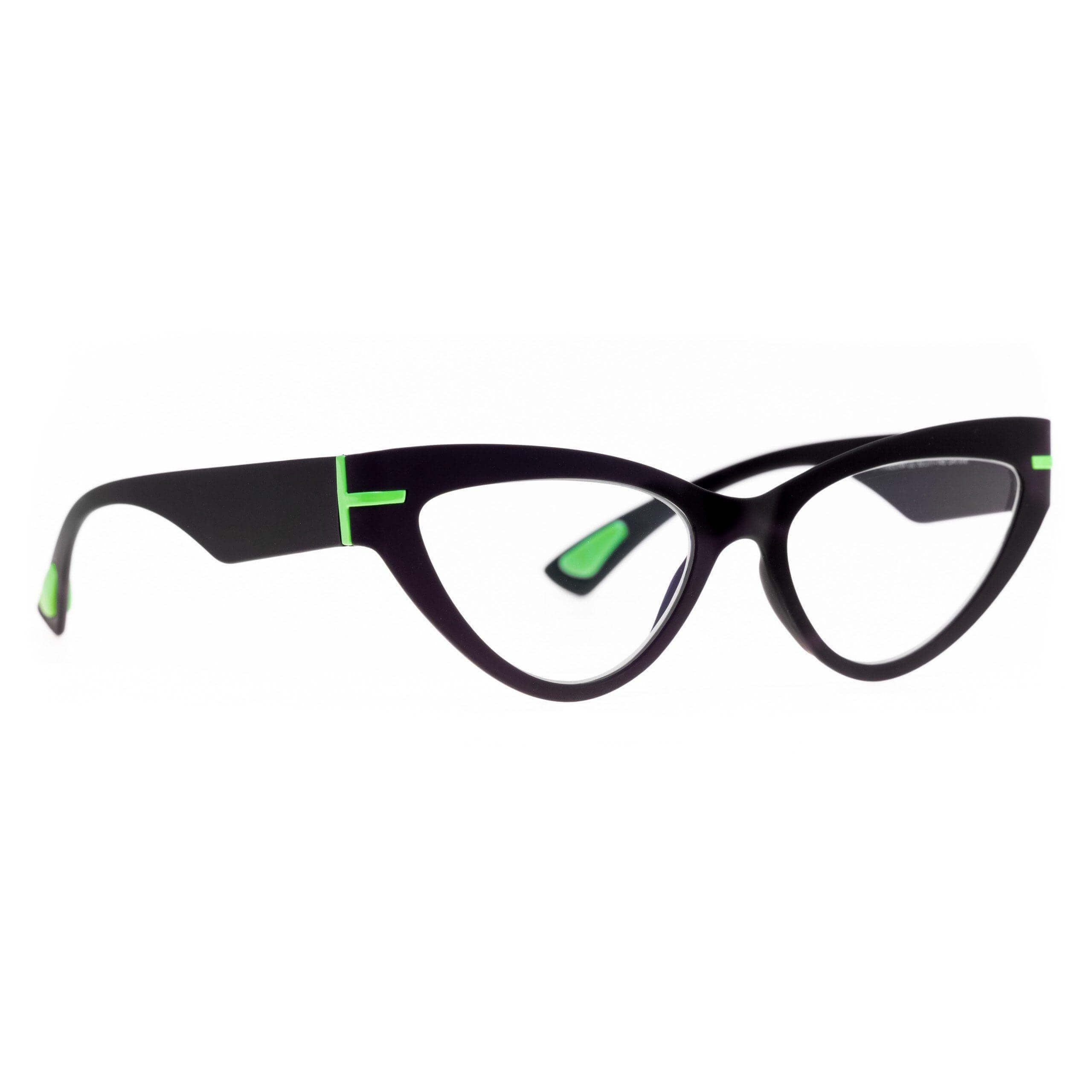 Occhiali ANGELINA C2 con design a occhio di gatto, mix di retro e modernità, stile sofisticato.