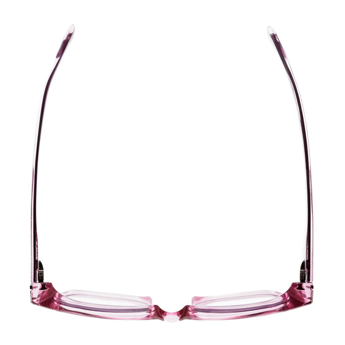 COCONUT GROVE C48 occhiali rosa e silver con spessori bold e effetti di trasparenza.