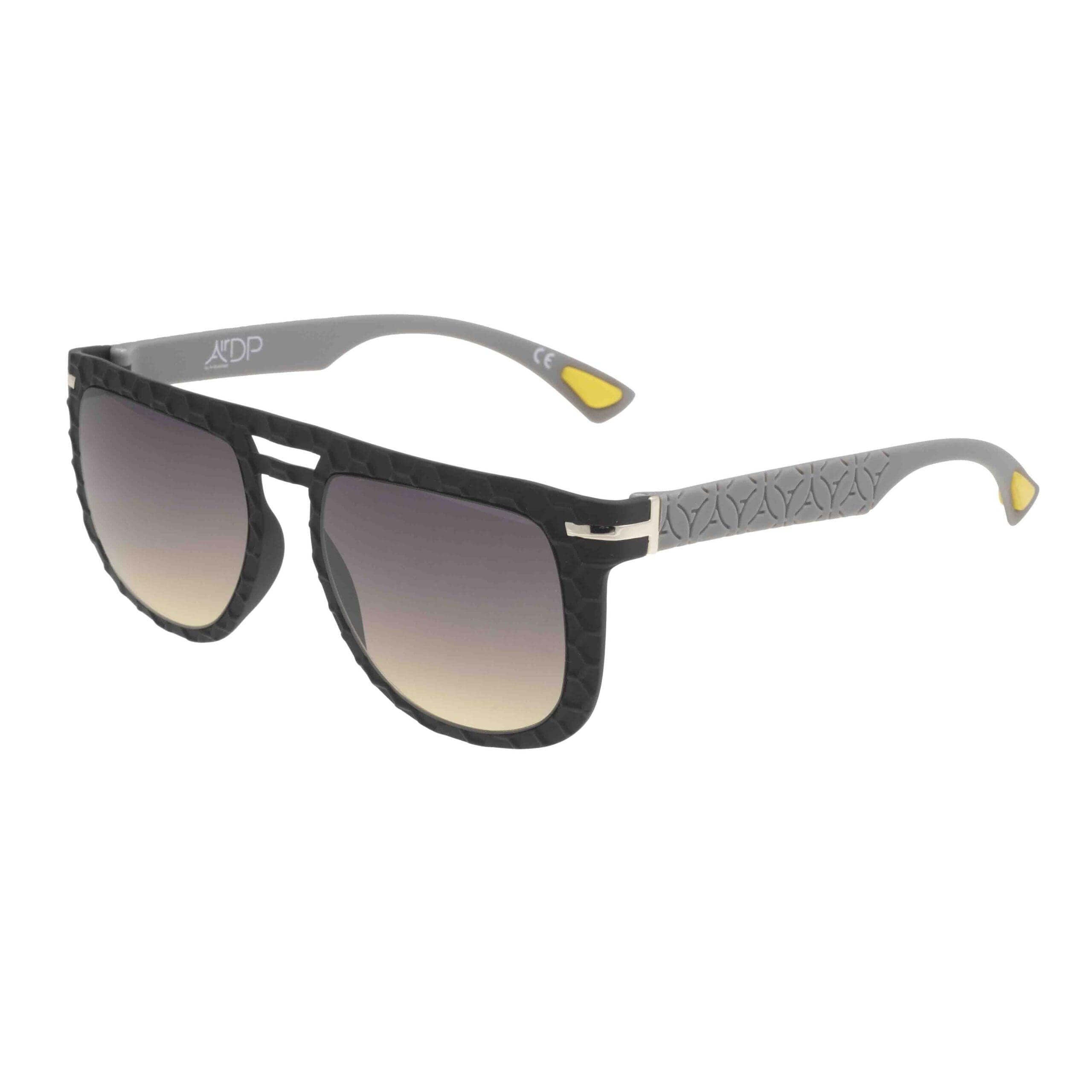 JAVI C1 occhiali da sole con texture geometrica, design accattivante e luci, modello della collezione Texture.