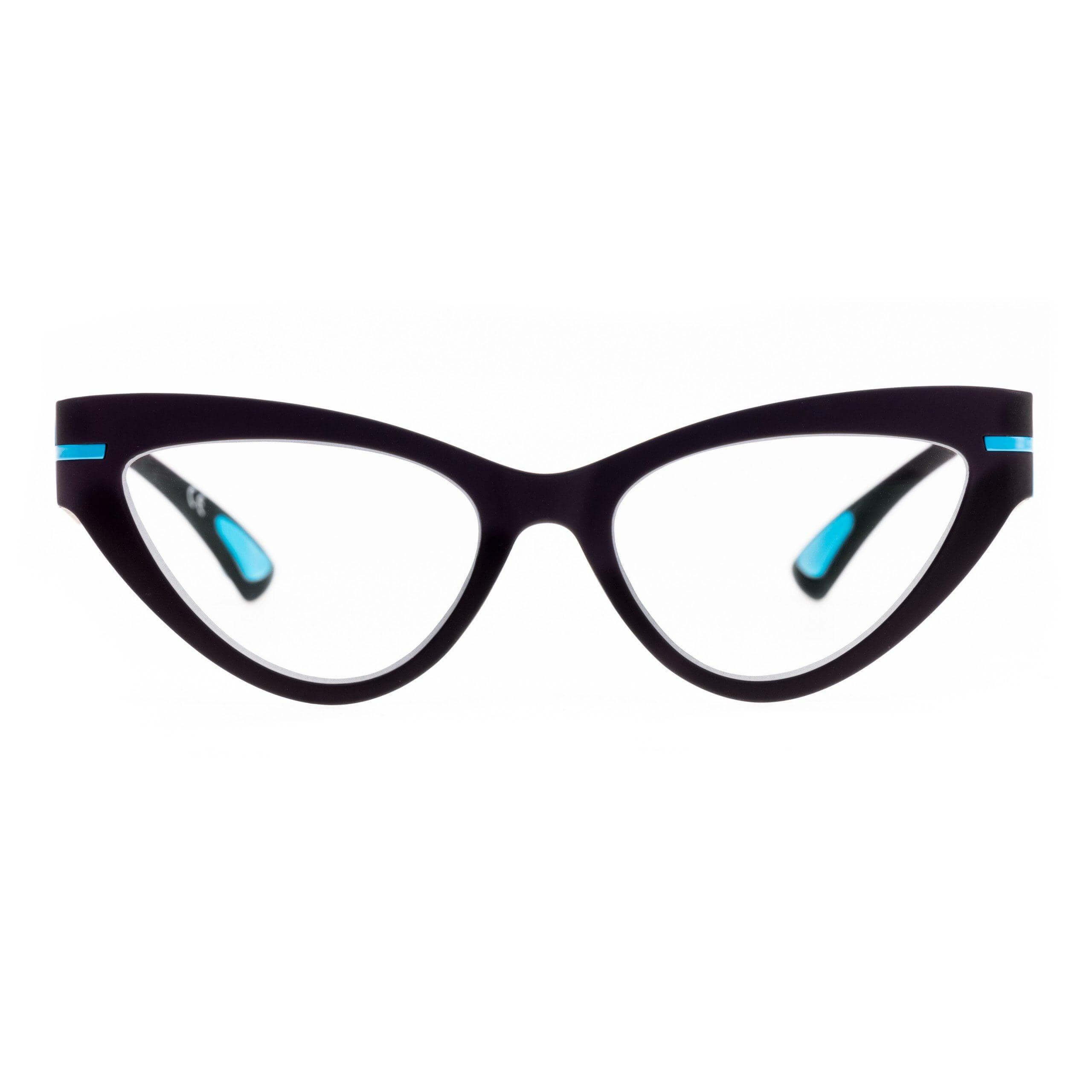 Occhiali ANGELINA C4 con forma a occhio di gatto, design moderno e retrò della collezione Flexo.