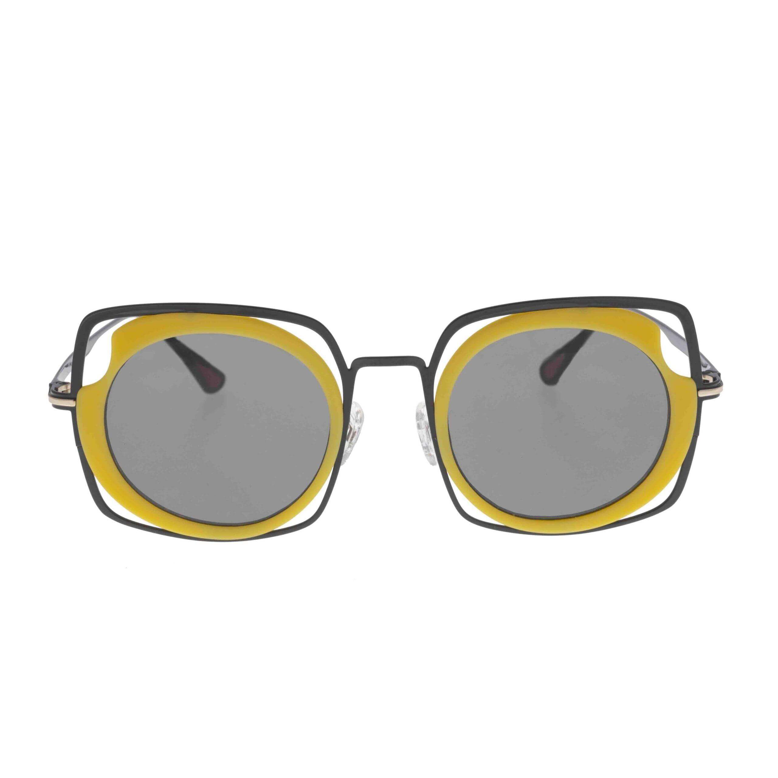 ATRIA C4 sunglasses with elegant round and square design, bold Metal collection style.