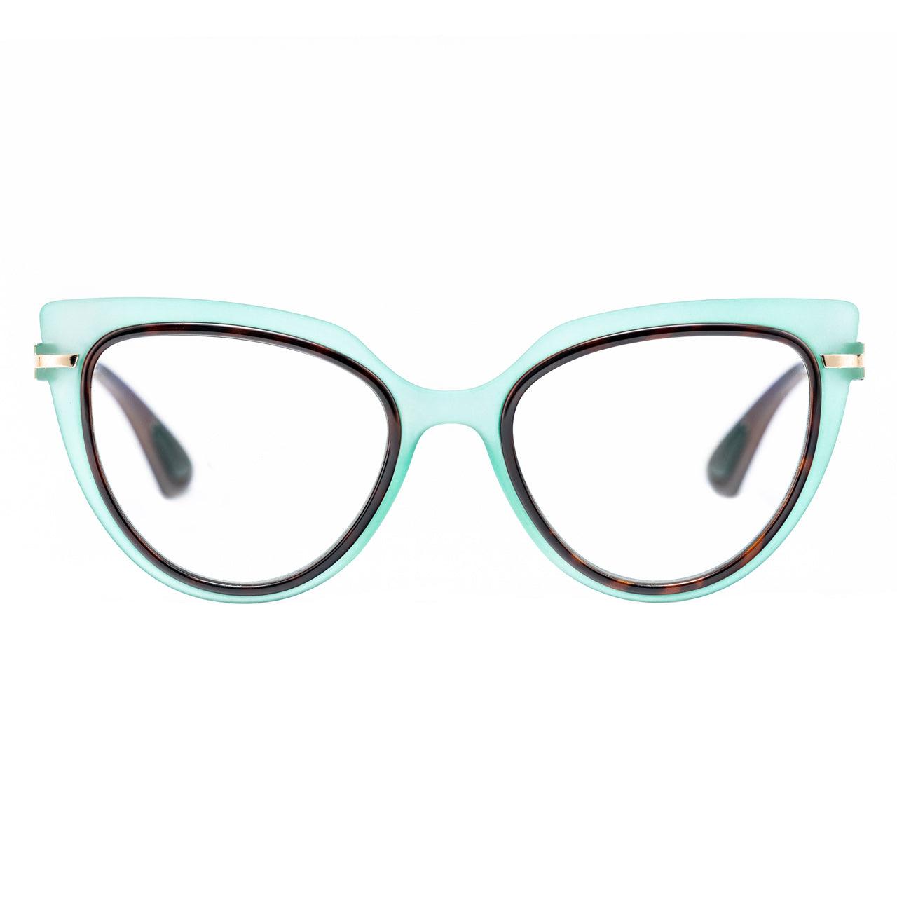 DADO C73 occhiali da vista cat-eye blu con montatura elegante e leggera, perfetti per uno stile distintivo.