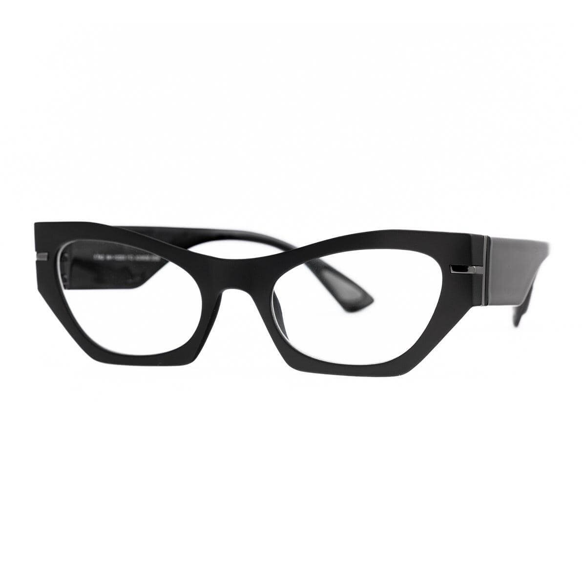 MONICA C71 occhiali fotocromatici da donna con forma cat-eye, design bold e frontale nero soft touch.