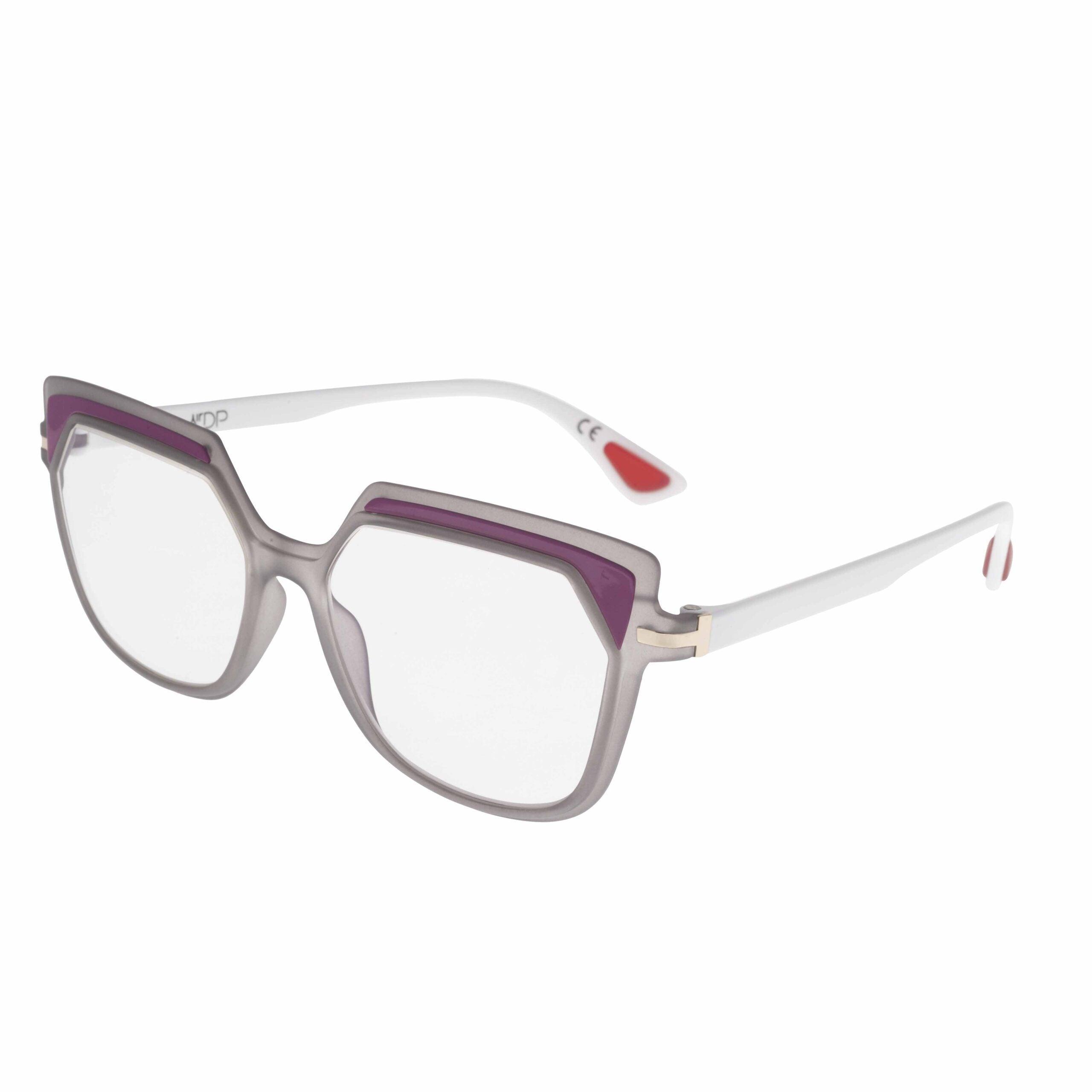 Occhiali ESTIA C2 con lenti fotocromatiche e design architettonico elegante, collezione First.