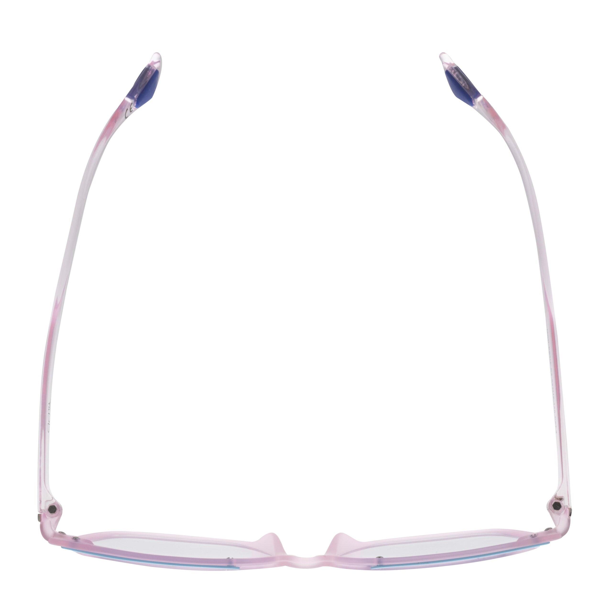 Occhiali ESTIA C3 con lenti fotocromatiche e design elegante, accostamenti cromatici luminosi.