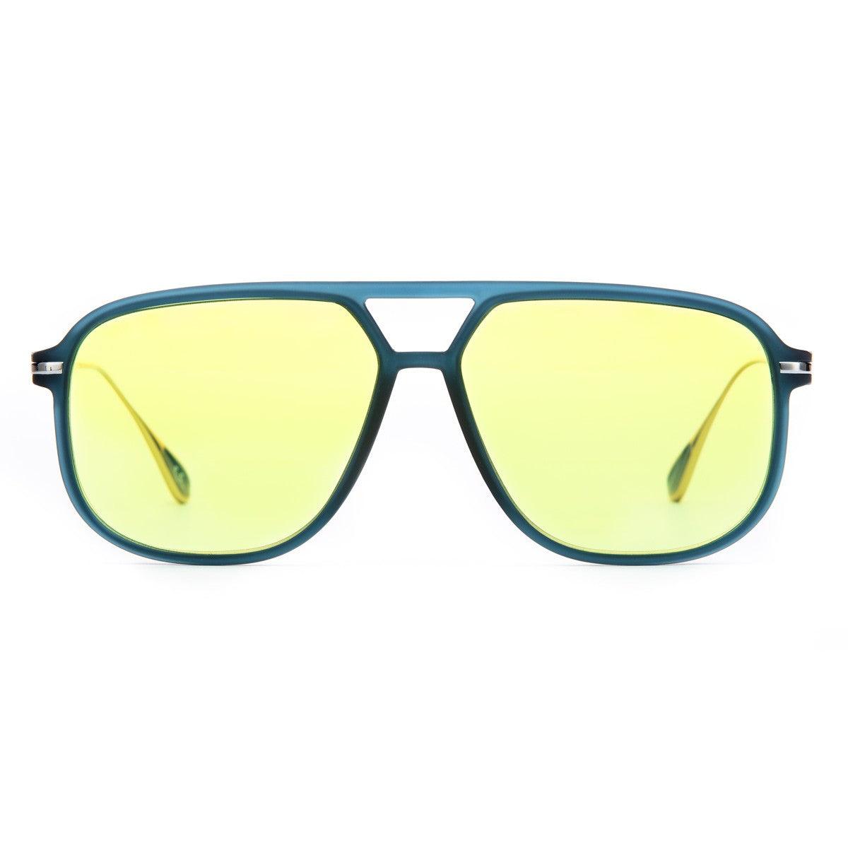 FUEGO C2 occhiali da sole eleganti con lenti gialle e montatura in titanio della collezione Combo.