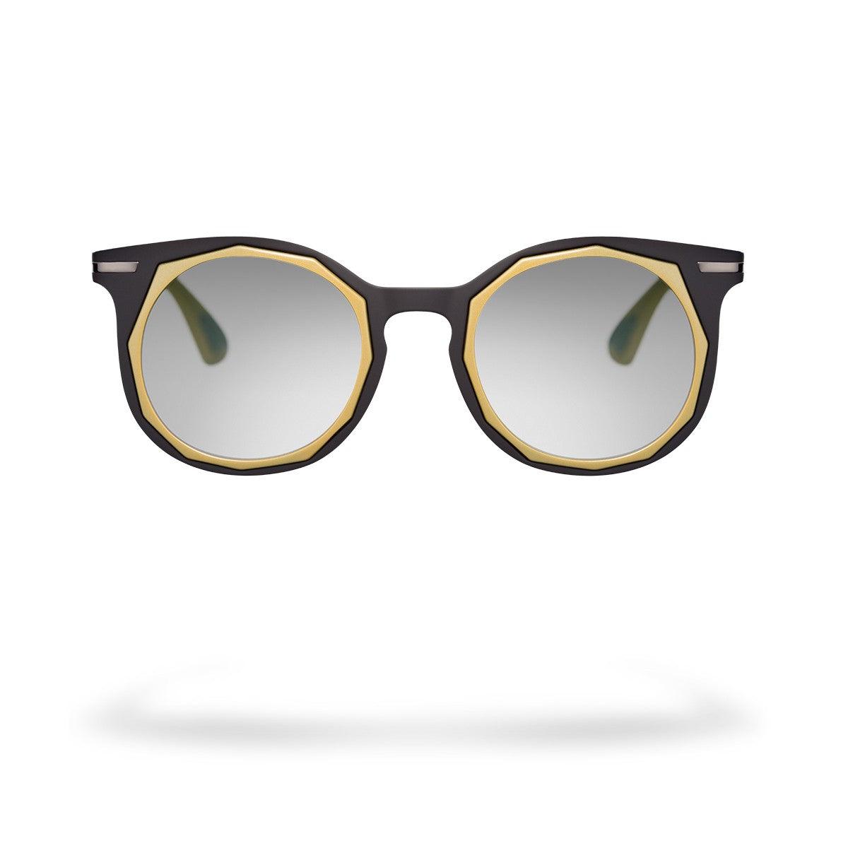 GAIA C1 sunglasses, modern design with subtle thickness and contrasting colors from Gaia's Frame collection.