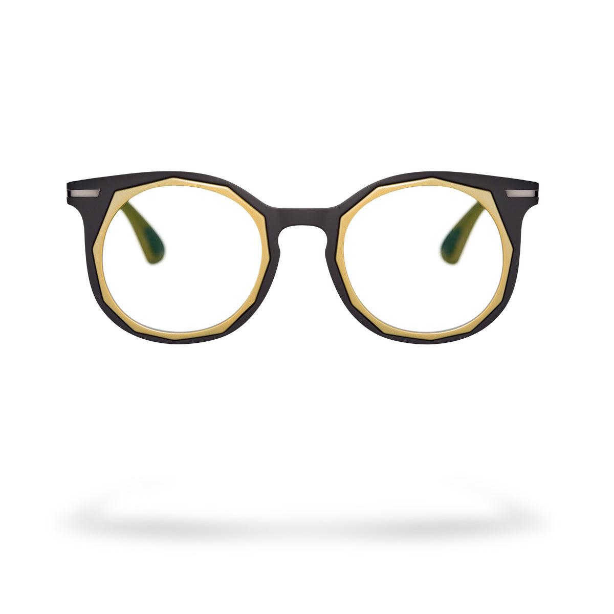 GAIA C1 occhiali con design leggero ed ergonomico, abbinamenti cromatici a contrasto per un look moderno.