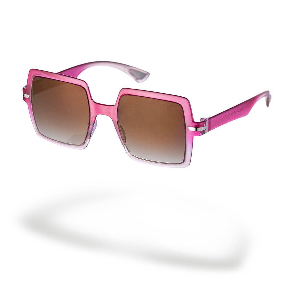 ISA C4 occhiali da sole eleganti rosa della collezione Genesis, modello alla moda e lineari.