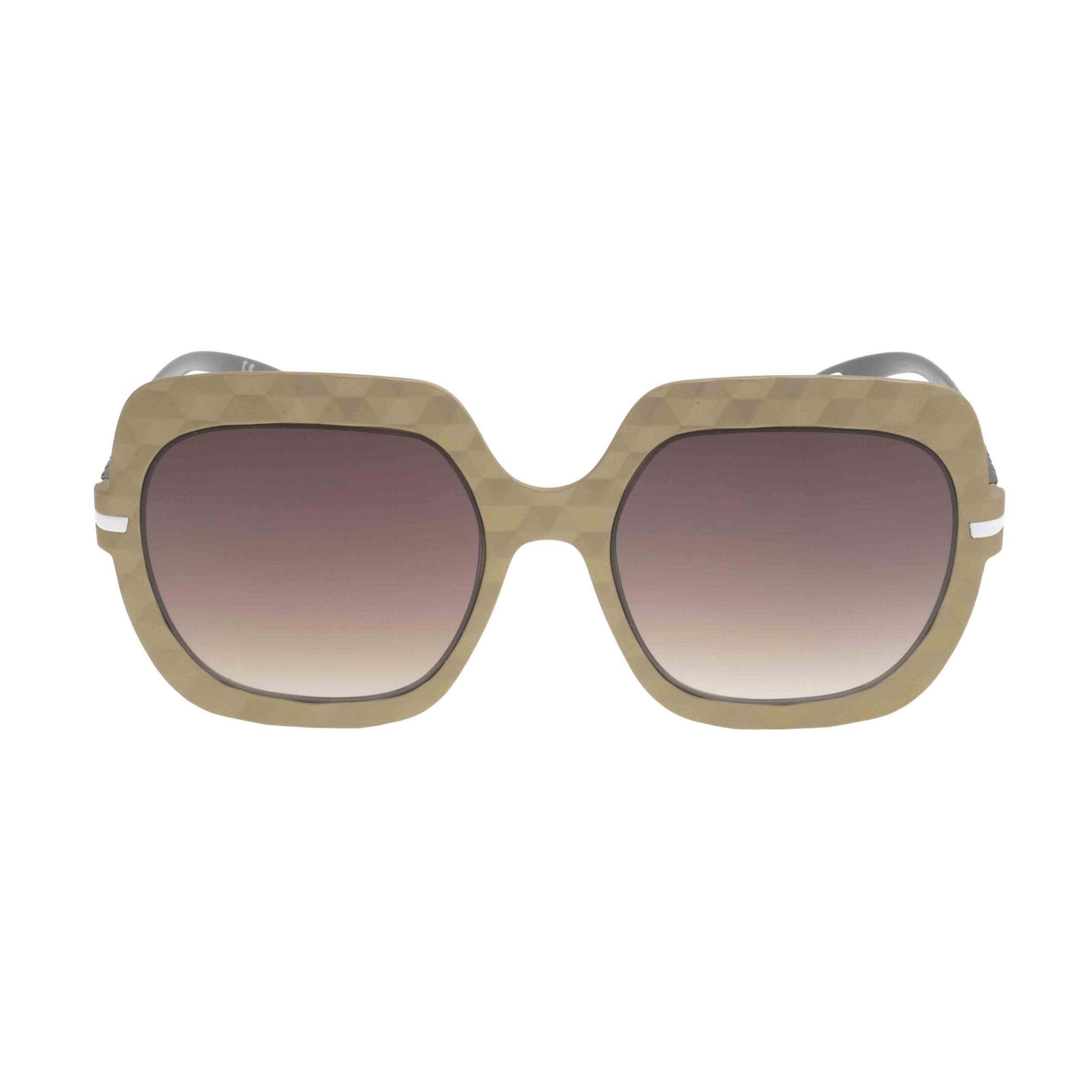 Occhiali da sole JAMILA C4 BIS con texture geometrica e colori sfumati. Modello della collezione Texture.