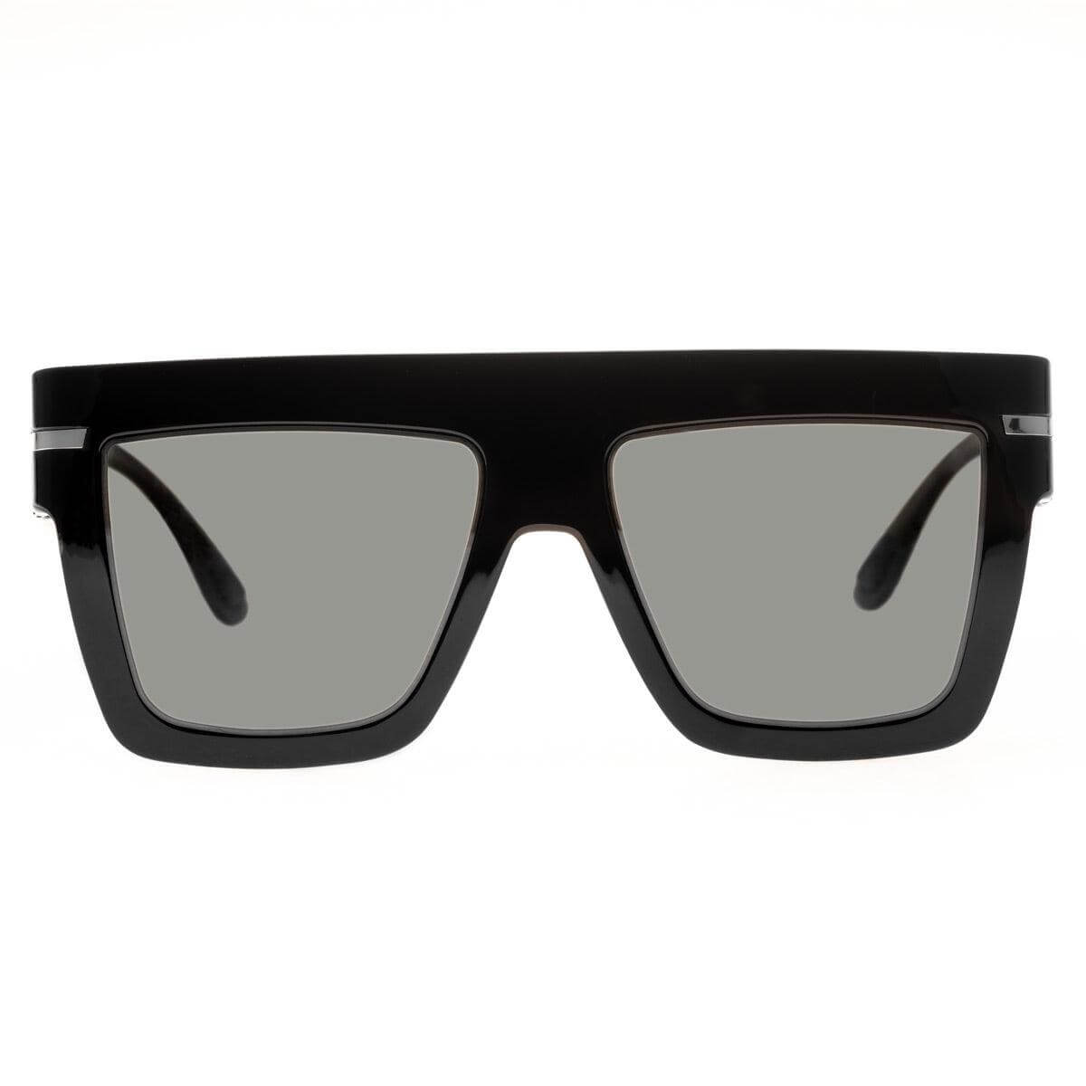 LEONARDO C17 sunglasses, oversized black frames, stylish and cool look from Leonardo's Over collection.