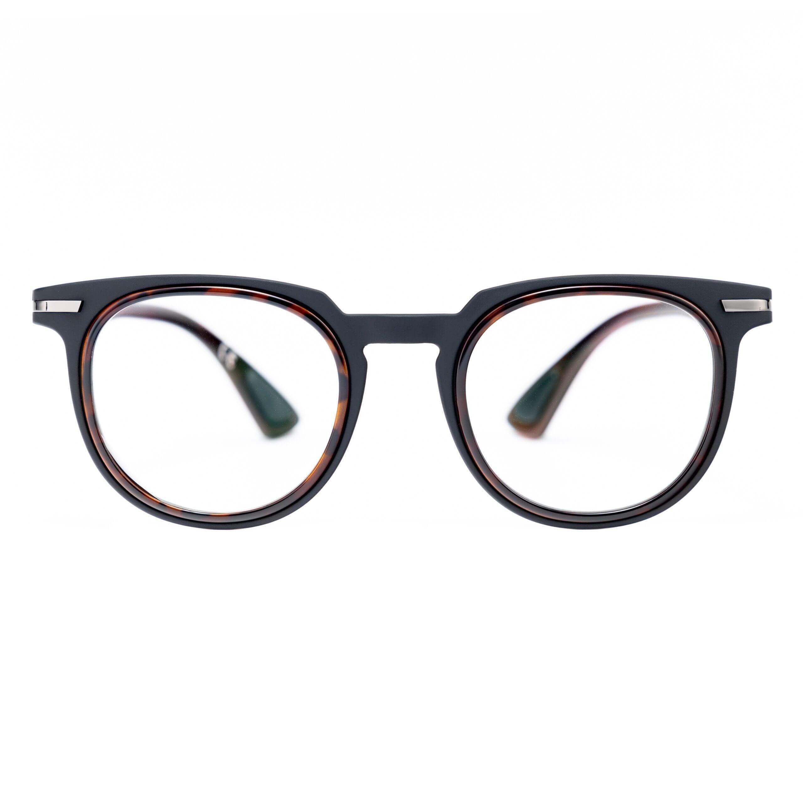 LINO C53 occhiali da vista leggeri e ergonomici, design elegante con abbinamenti cromatici a contrasto.