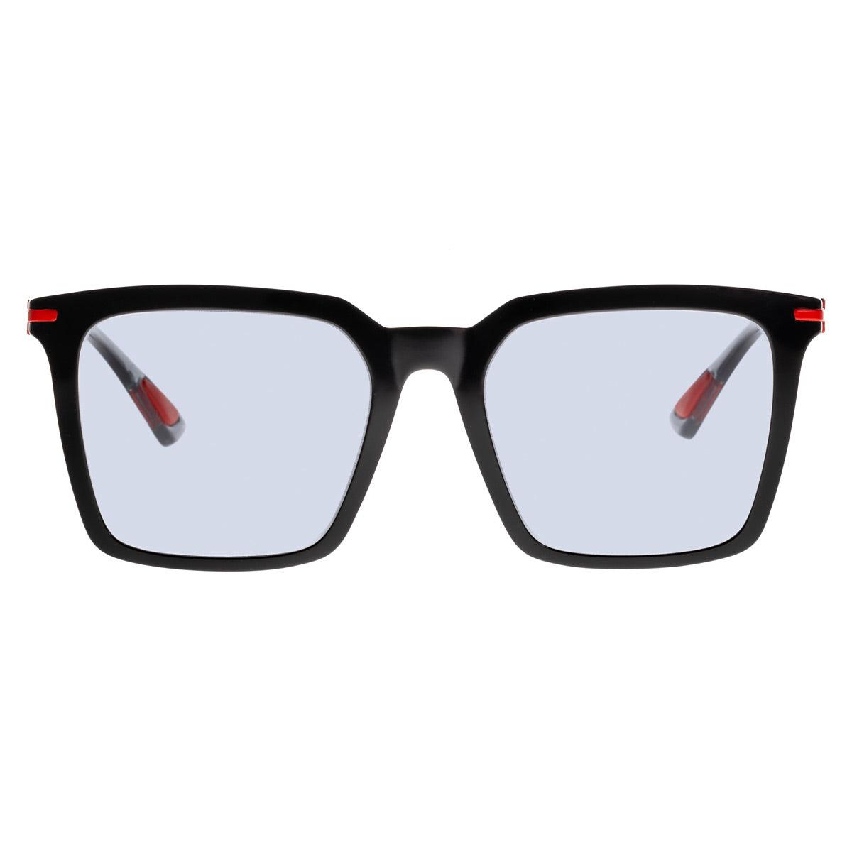 LORIS C1 occhiali ergonomici e leggeri con design nero e dettagli rossi, collezione Frame.