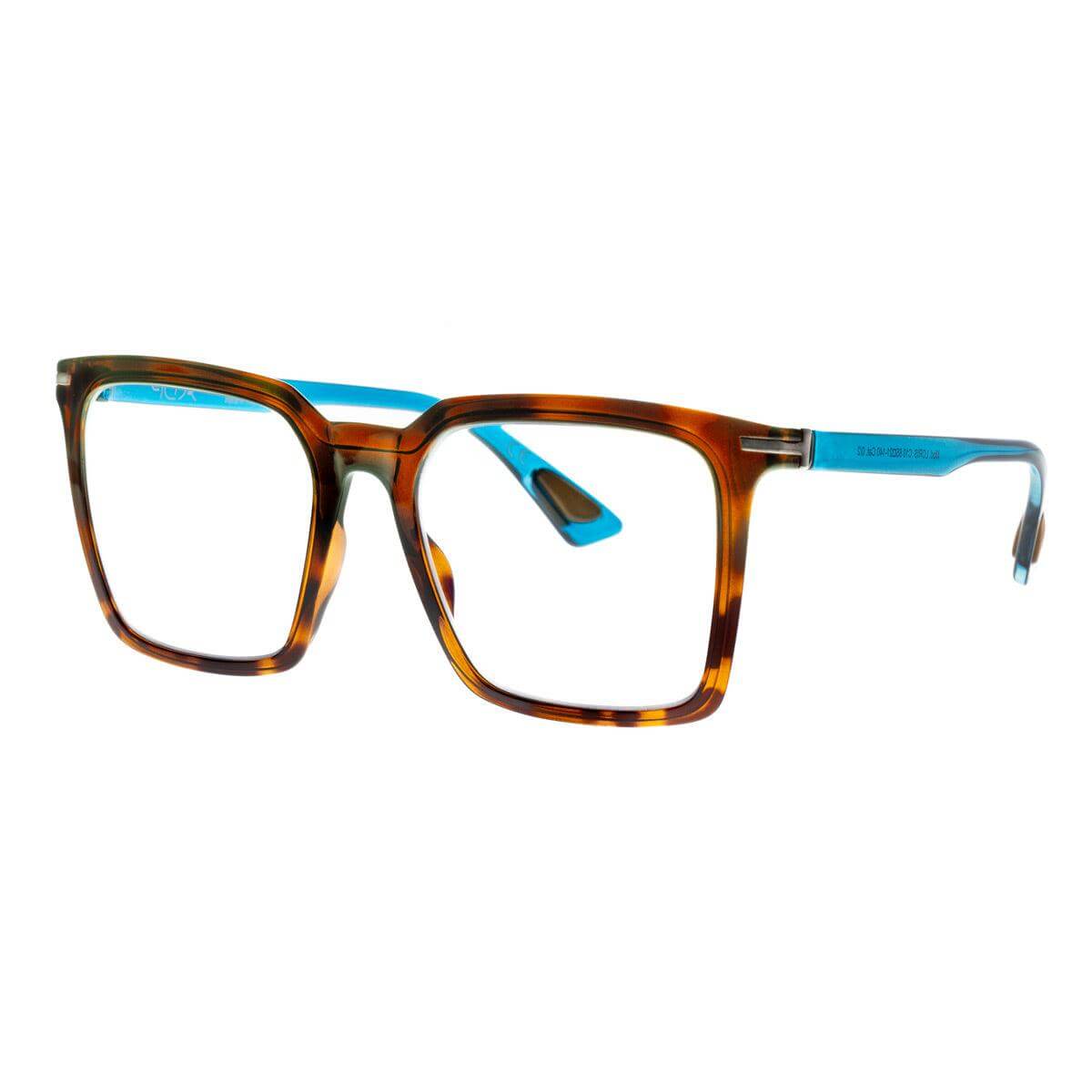 LORIS C10 occhiali inacetato con montatura leggera, design ergonomico e colori a contrasto.