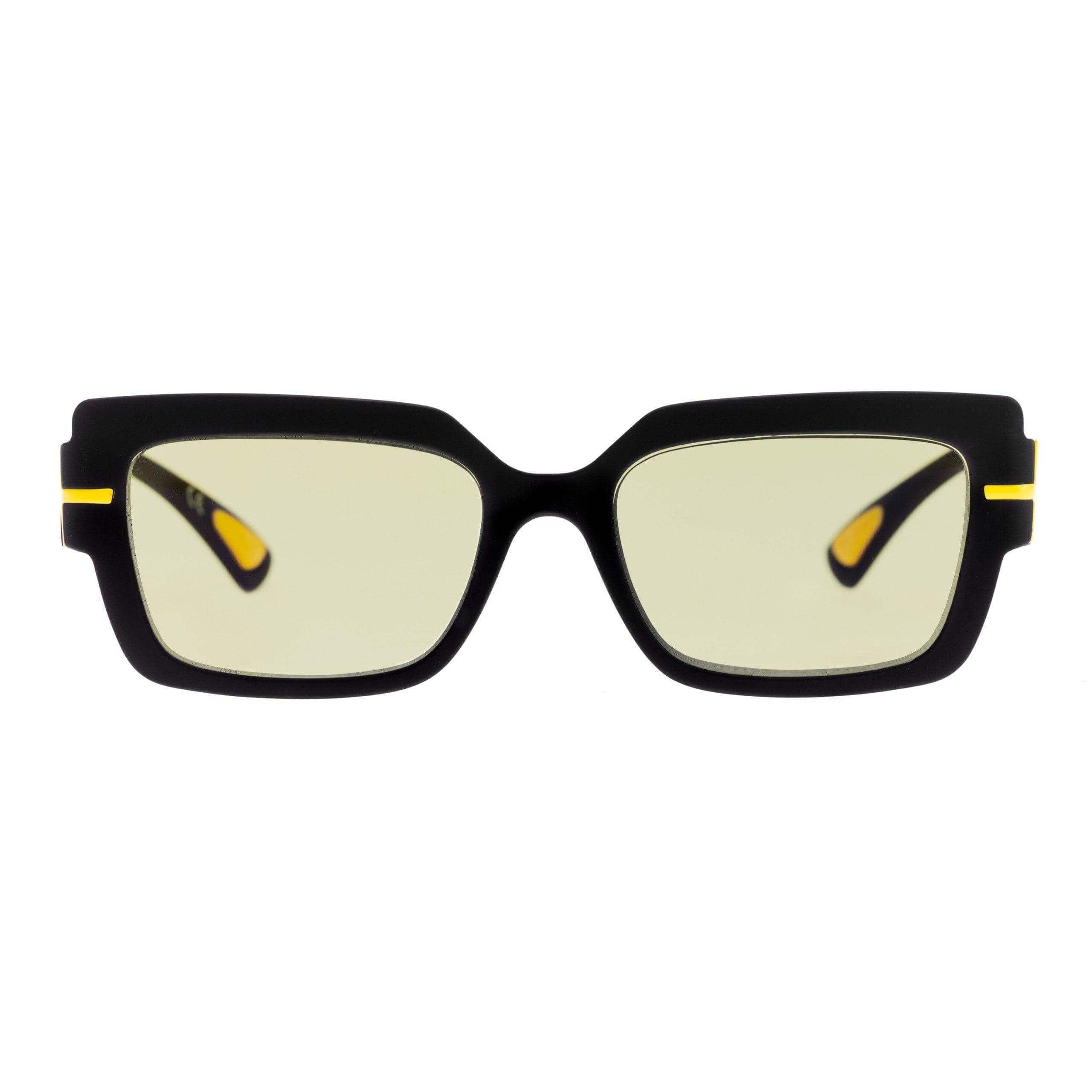 SCARLETT C3 - occhiali da donna oversize con lenti fotocromatiche giallo-grigio e design audace.