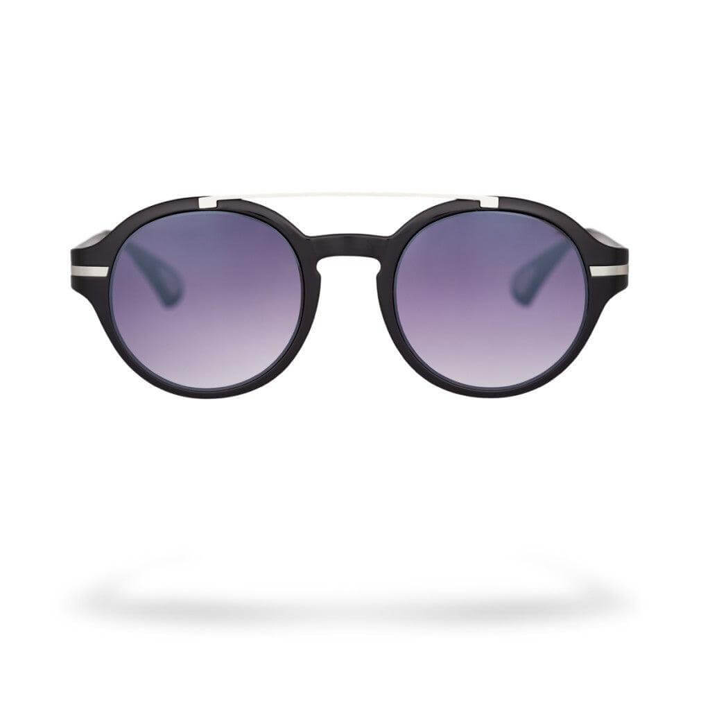 SONIA C7 sunglasses with sleek black frame and stylish round lenses, perfect for a modern fashion statement.