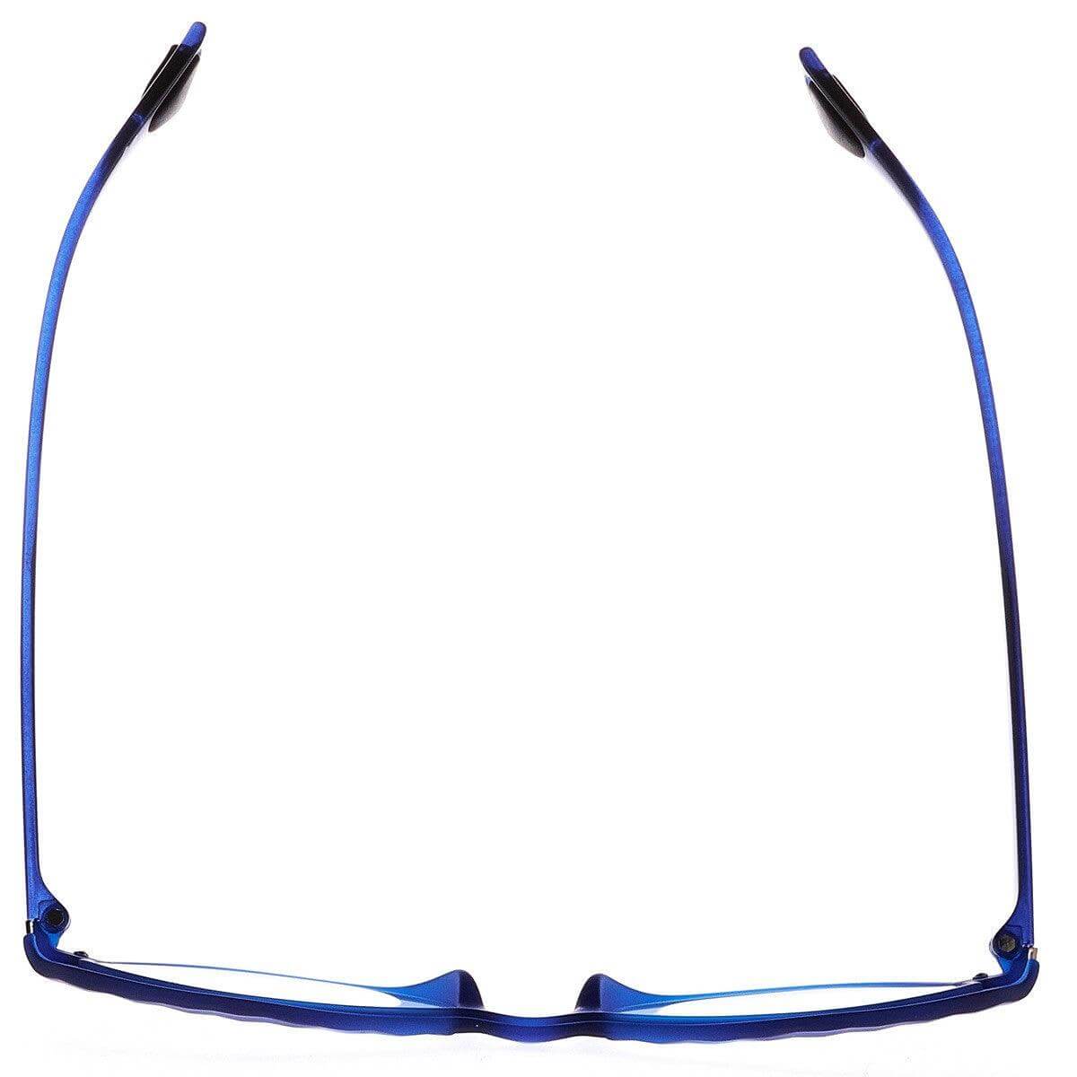 Occhiali ELISA C3 con montatura blu brillante, ideale per un look moderno e distintivo.