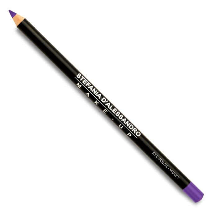 Stefania D'Alessandro eye pencil in violet, highly pigmented for intense, long-lasting looks.