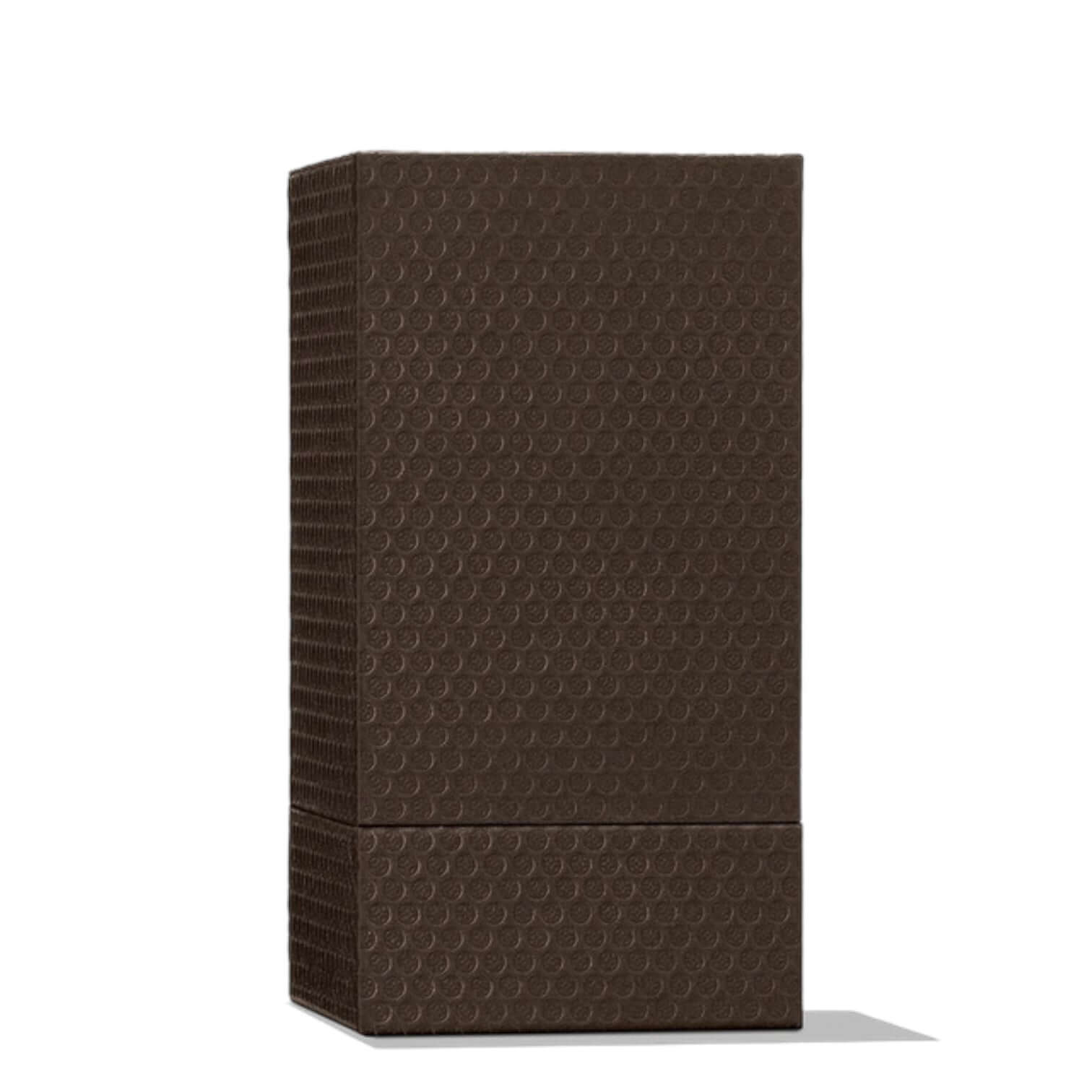 Elegant textured packaging of Re-Charge Black Pepper Eau De Parfum, showcasing a unique design.