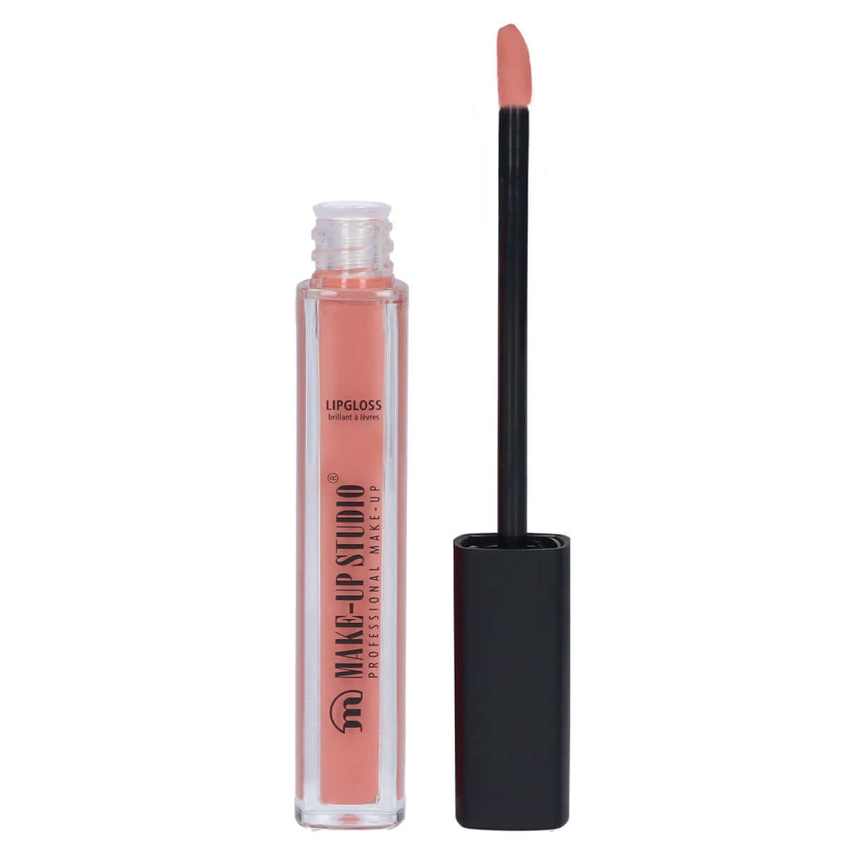 Lucidalabbra Paint Gloss in Sophisticated Nude with applicator, 100% opaque and ultra glossy finish.