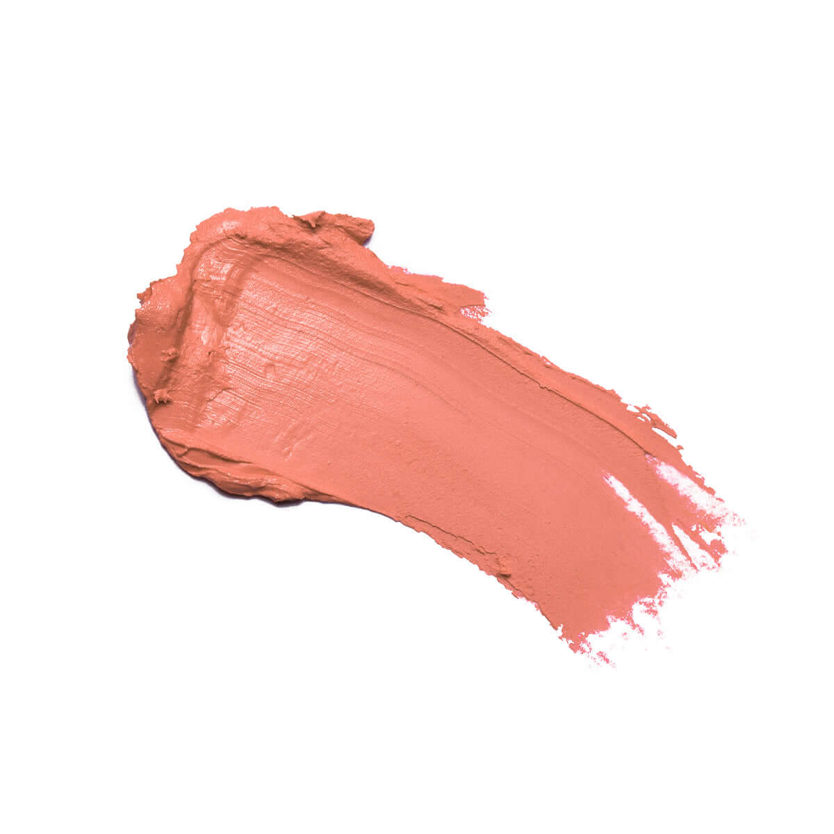Swatch of creamy Rossetto lipstick in a soft peach shade, perfect for achieving smooth, hydrated lips.